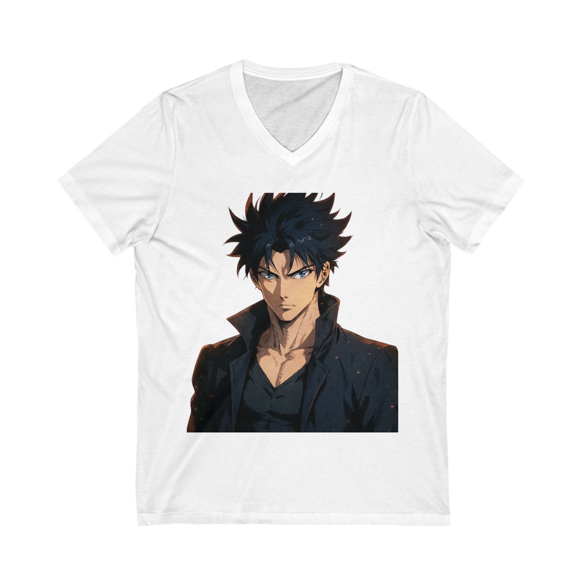 Unisex Jersey Short Sleeve V-Neck Tee