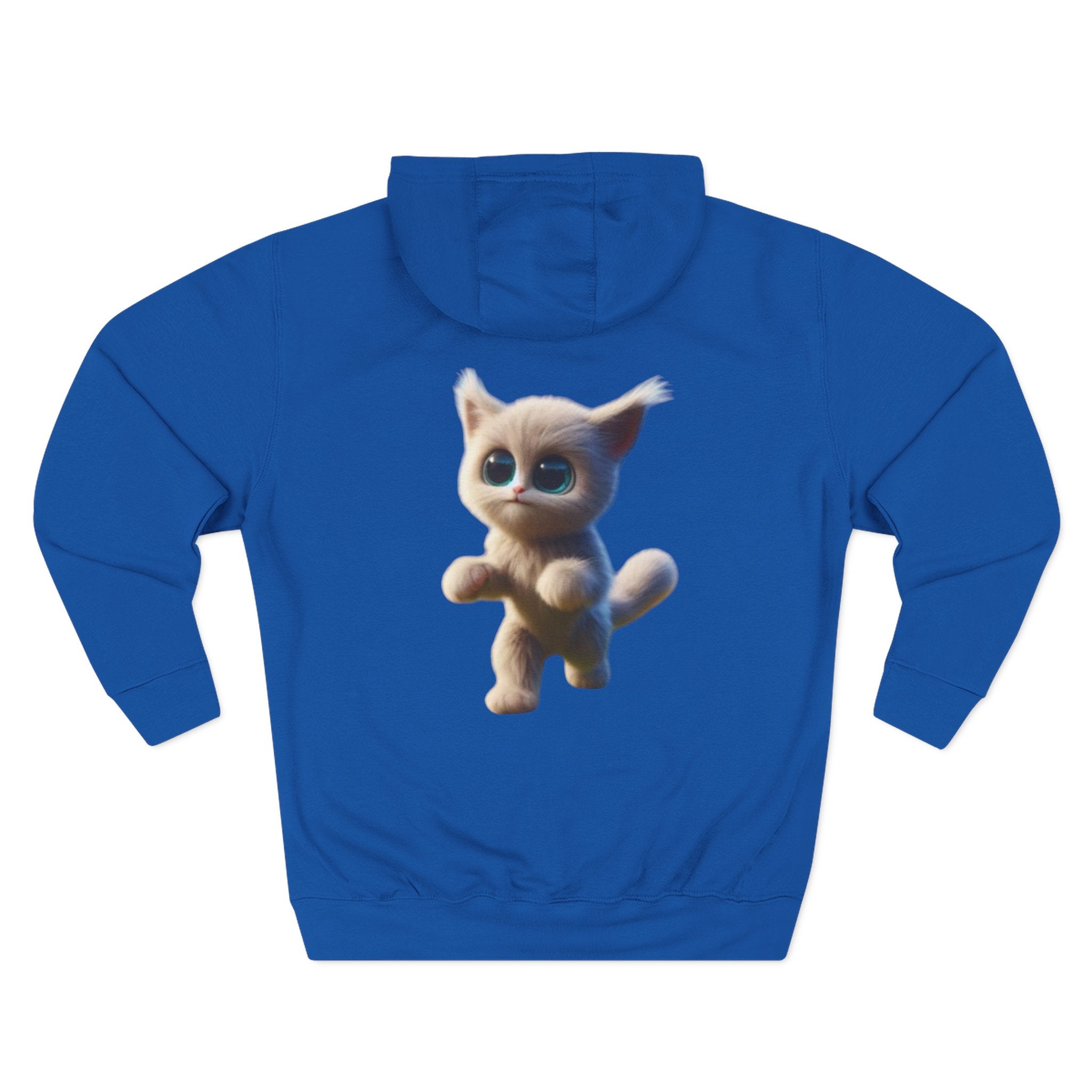 Three-Panel Fleece Hoodie