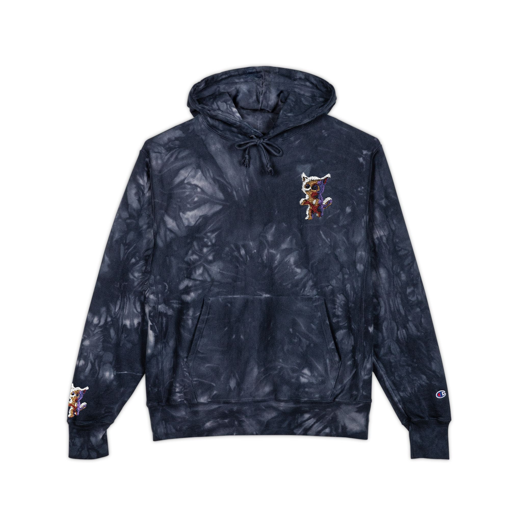 Unisex Champion Tie-Dye Hoodie (Embroidery)