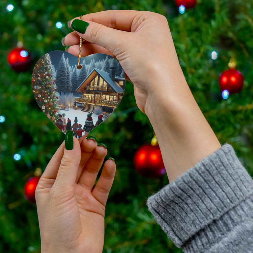 Ceramic Ornament, 4 Shapes