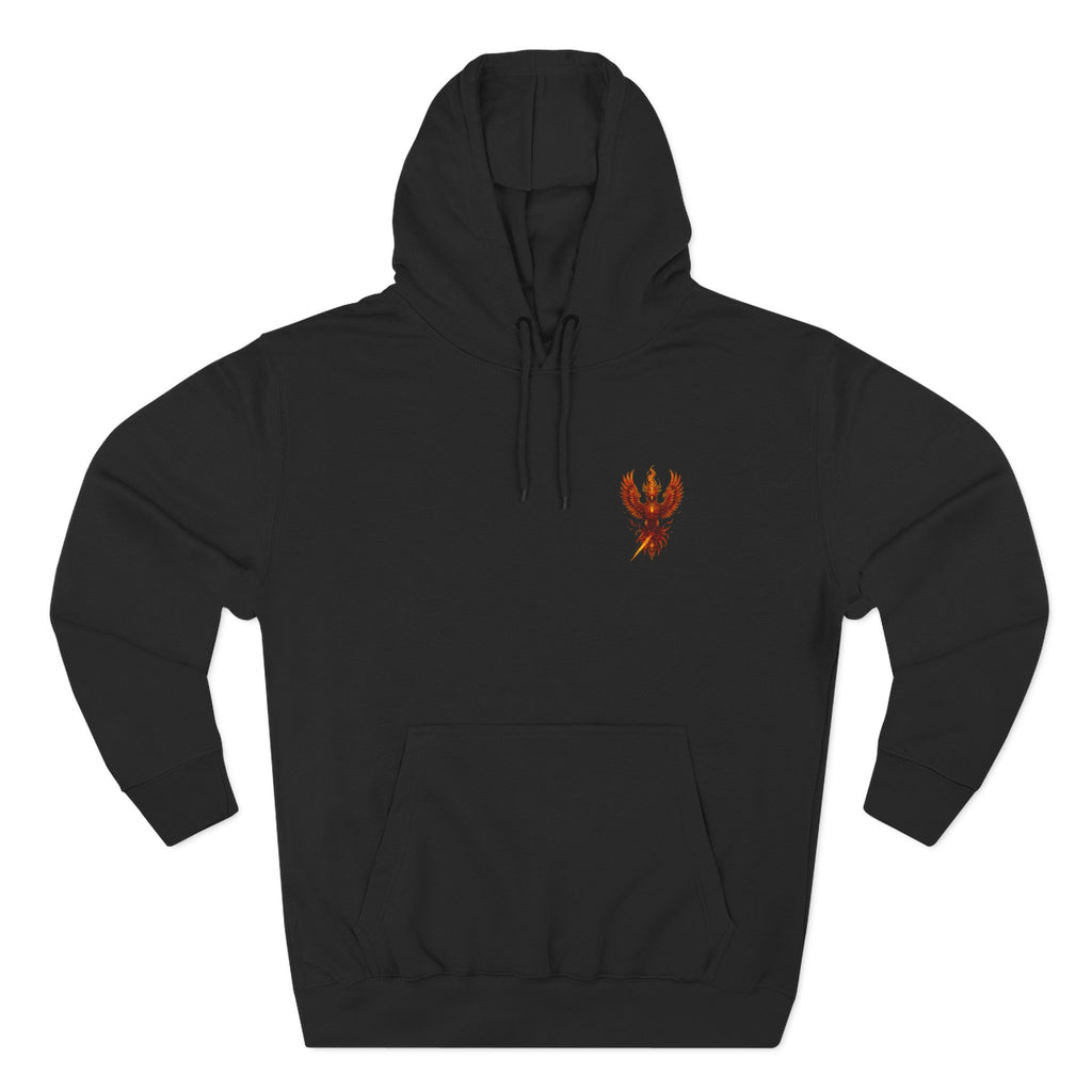 Three-Panel Fleece Hoodie