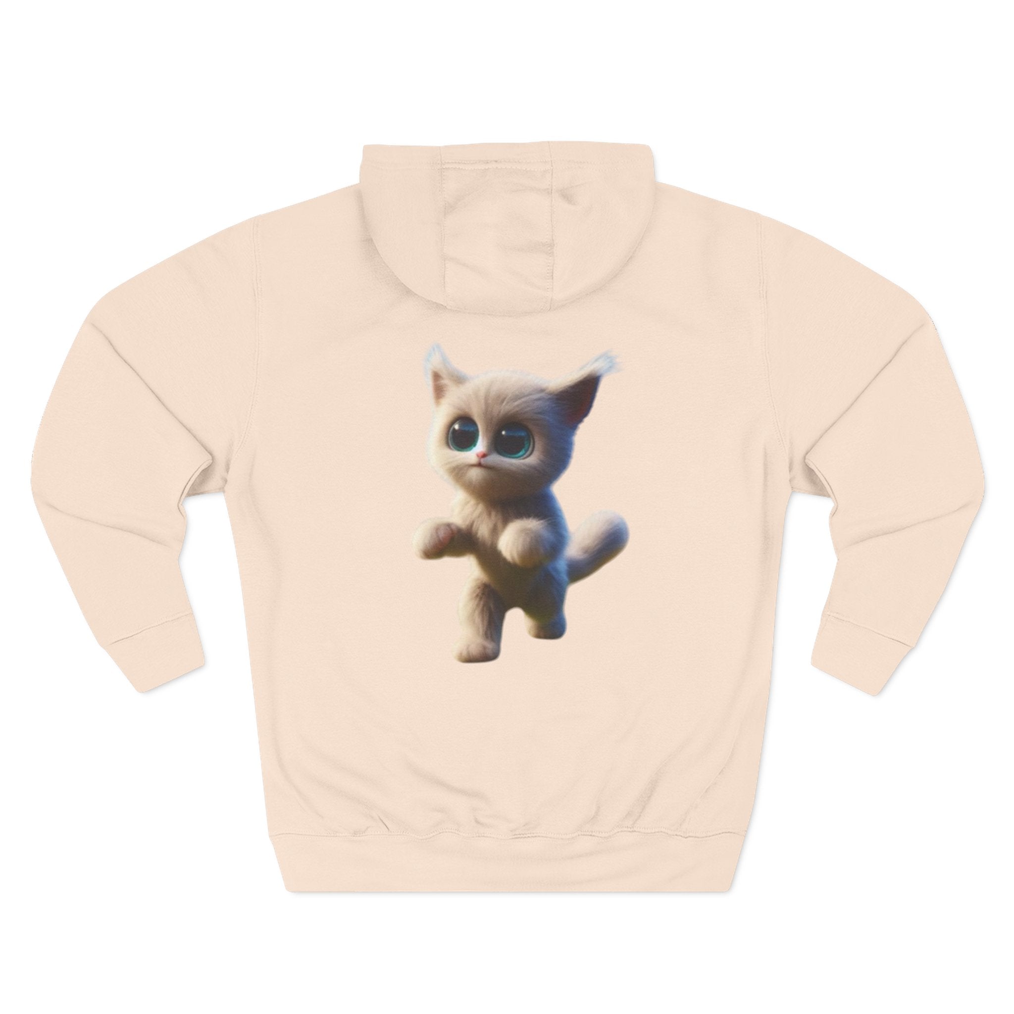 Three-Panel Fleece Hoodie