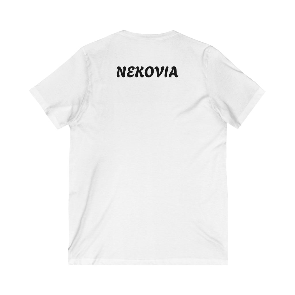 Unisex Jersey Short Sleeve V-Neck Tee