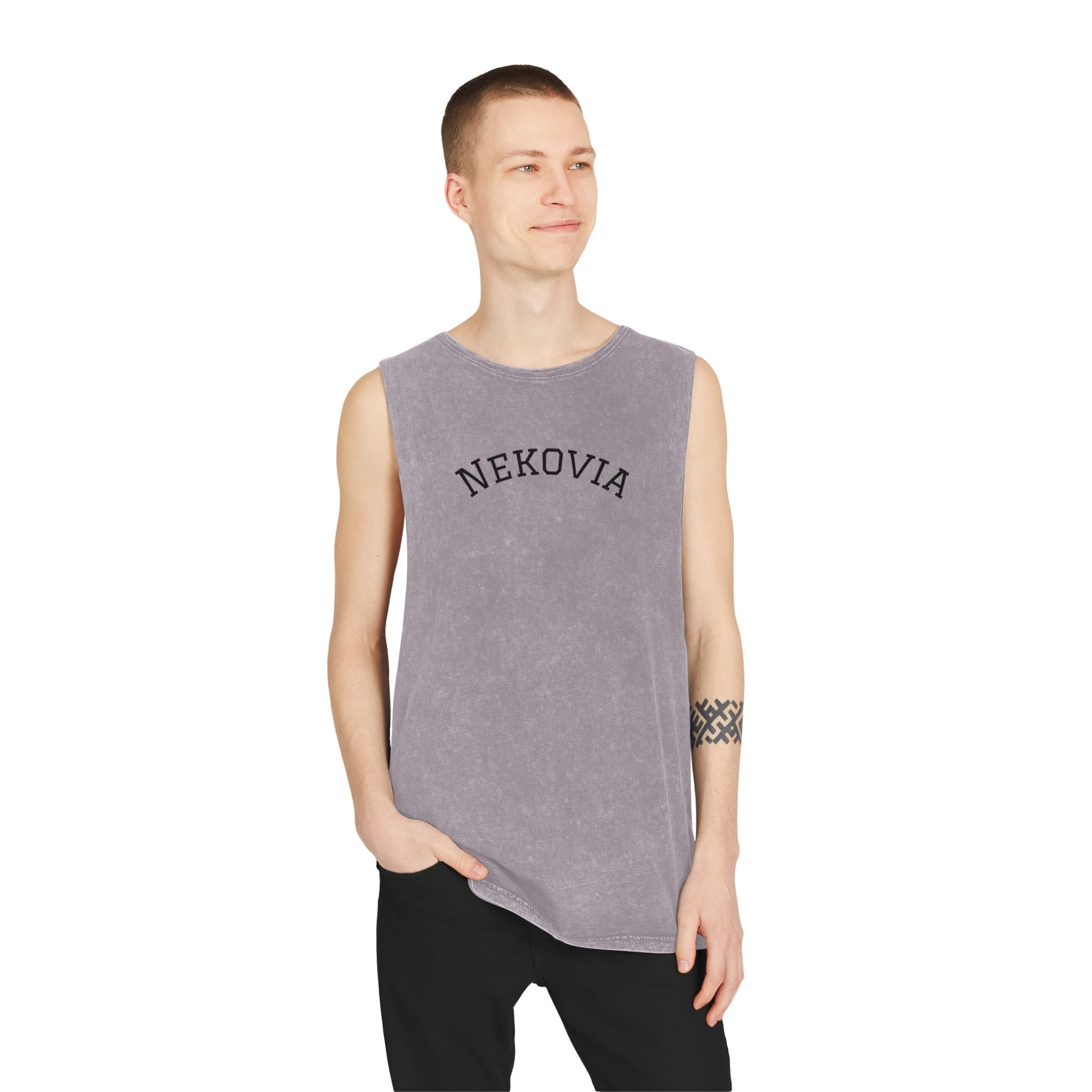 Unisex Stonewash Tank Top