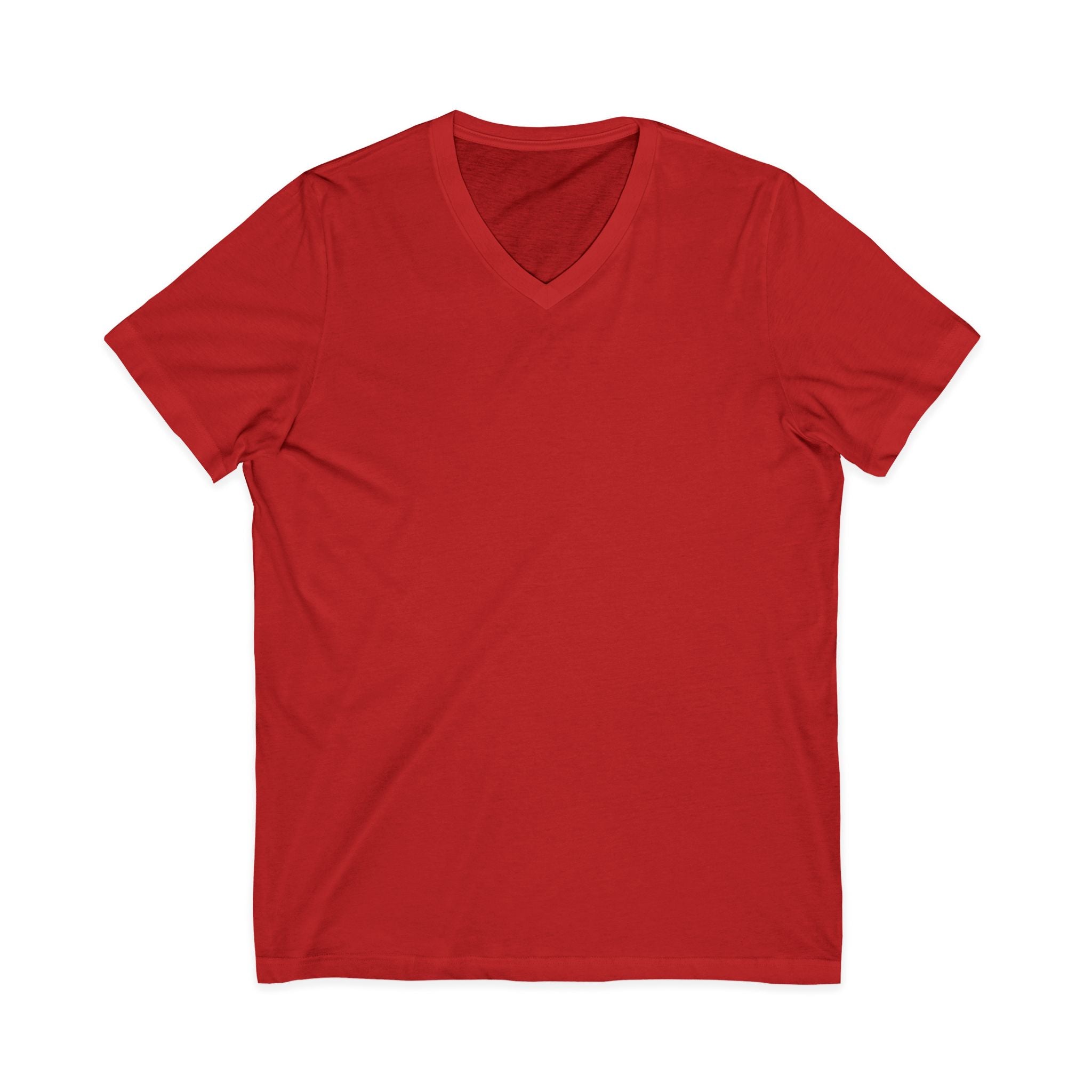 Unisex Jersey Short Sleeve V-Neck Tee