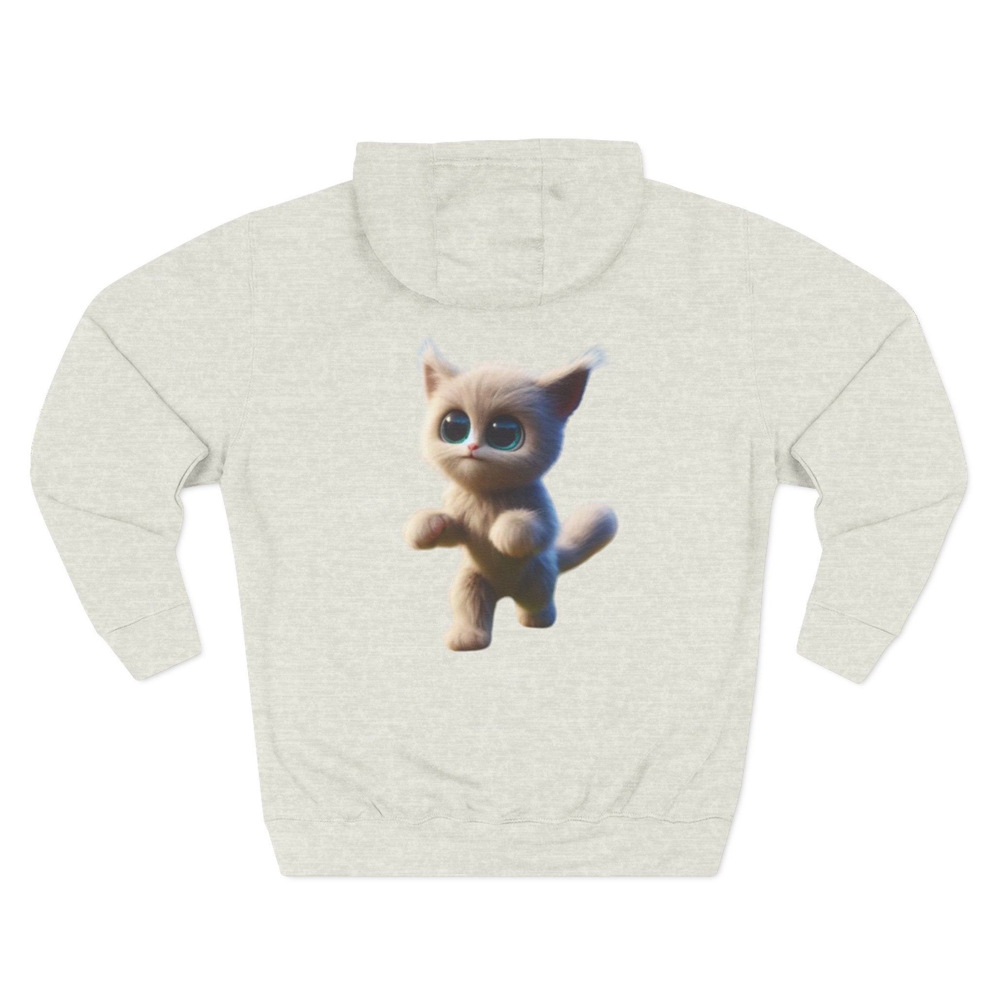 Three-Panel Fleece Hoodie