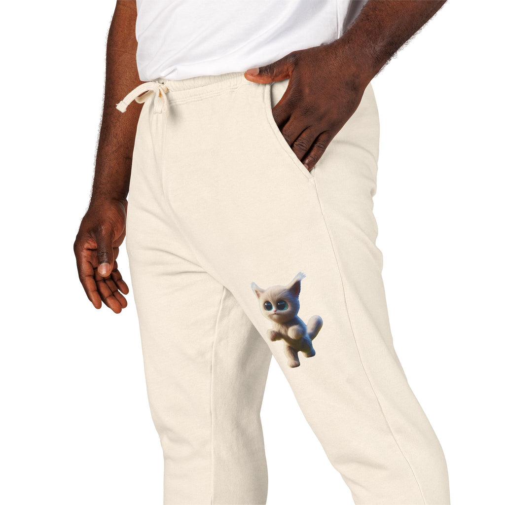 Unisex Garment-Dyed Fleece Sweatpants