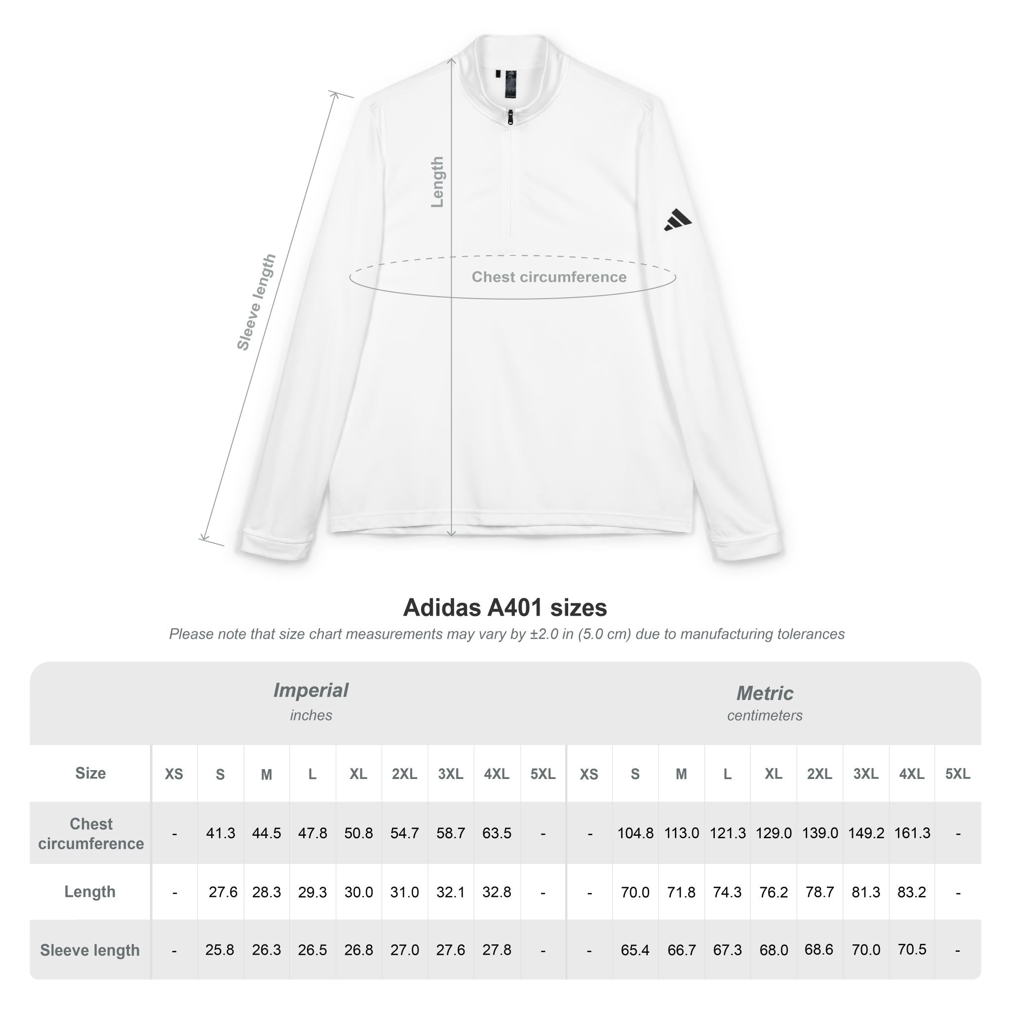 adidas® Quarter-Zip Pullover (Embroidery)