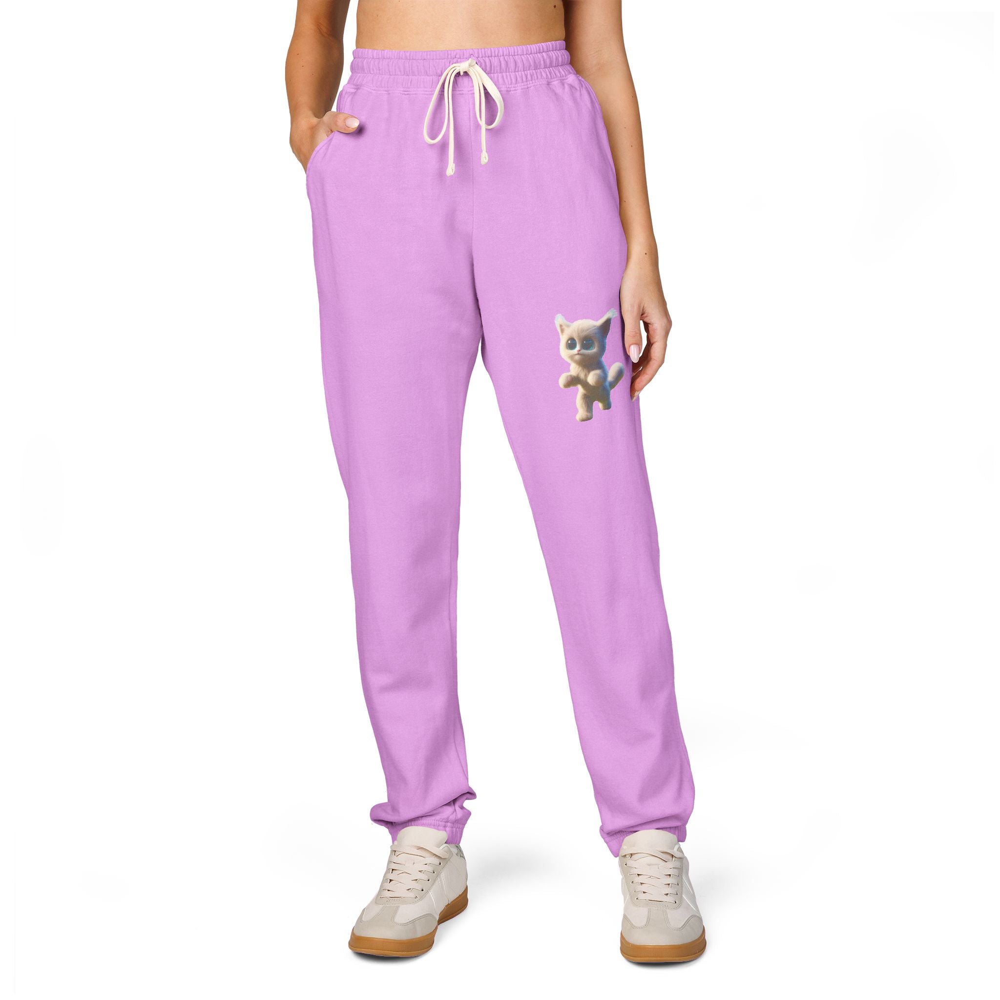 Unisex Garment-Dyed Fleece Sweatpants
