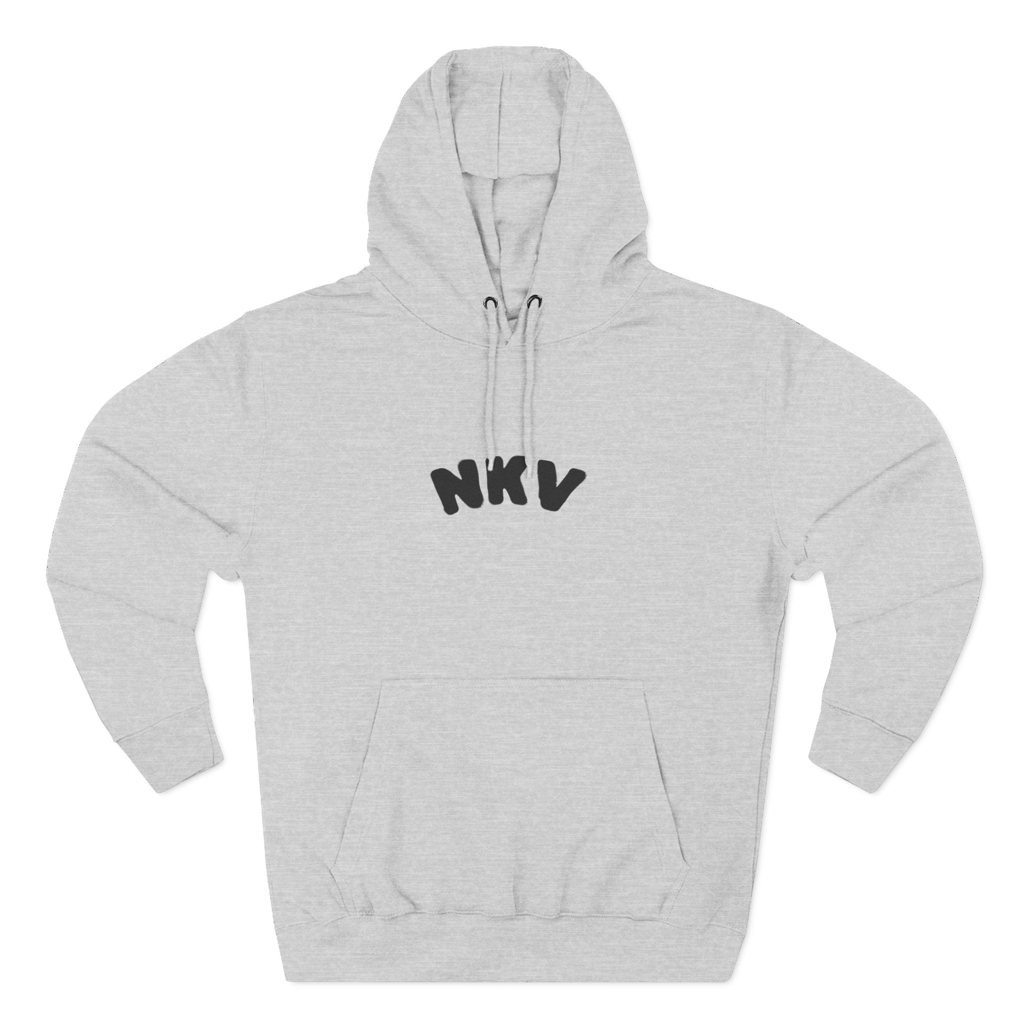 Three-Panel Fleece Hoodie