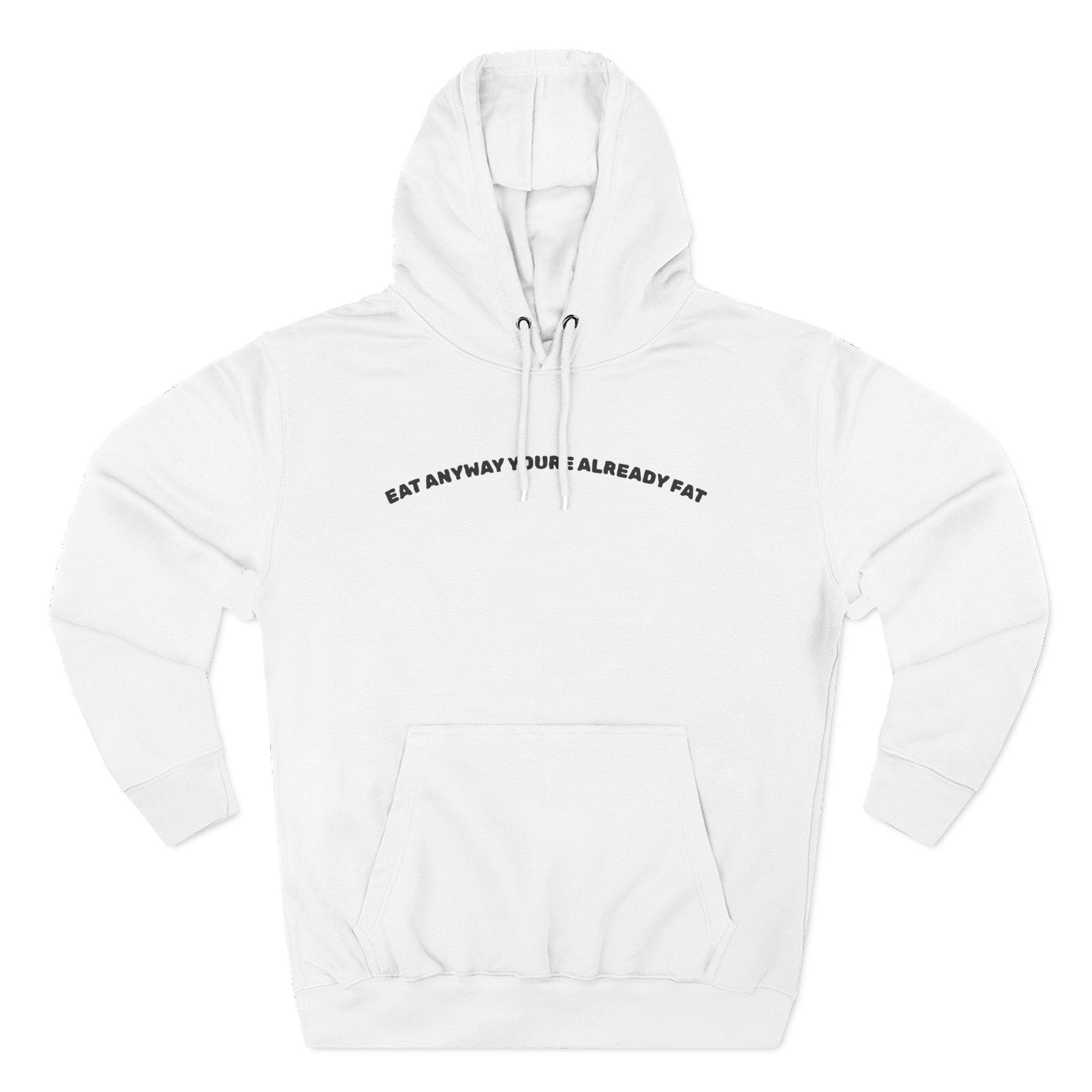Three-Panel Fleece Hoodie