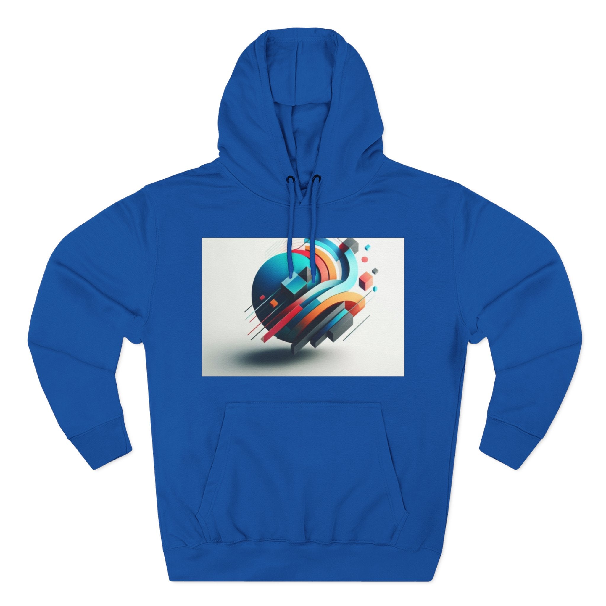 Three-Panel Fleece Hoodie