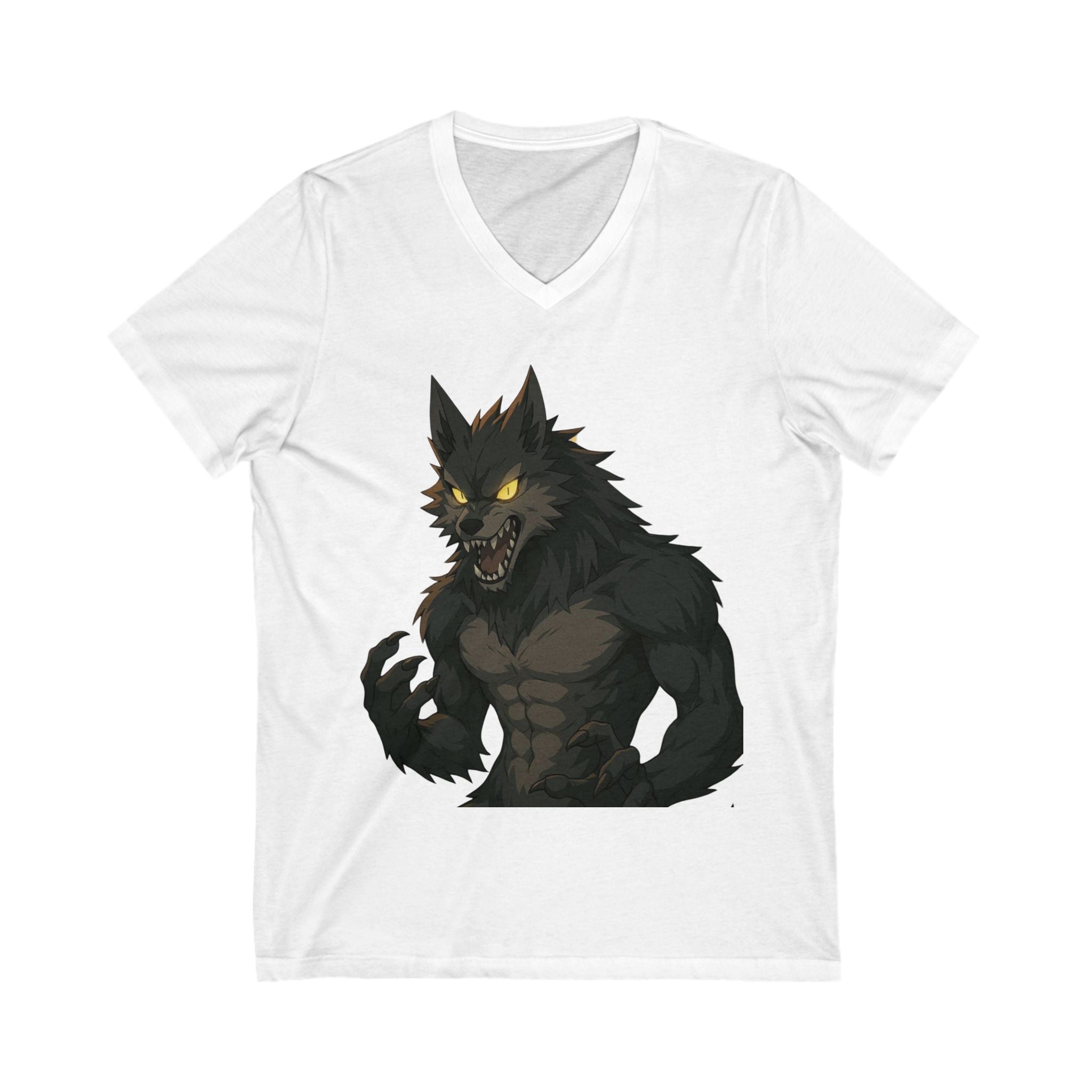 Unisex Jersey Short Sleeve V-Neck Tee