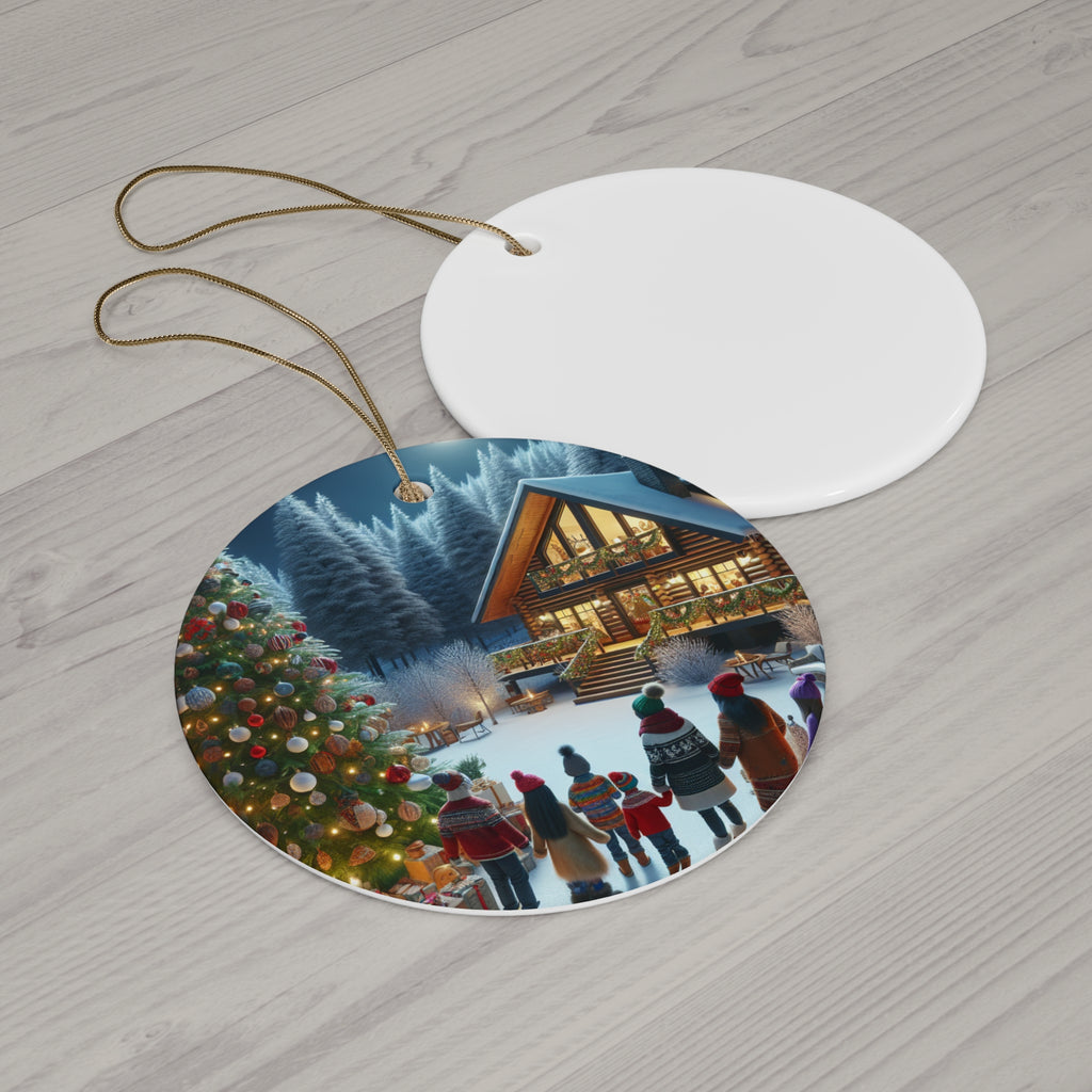 Ceramic Ornament, 4 Shapes