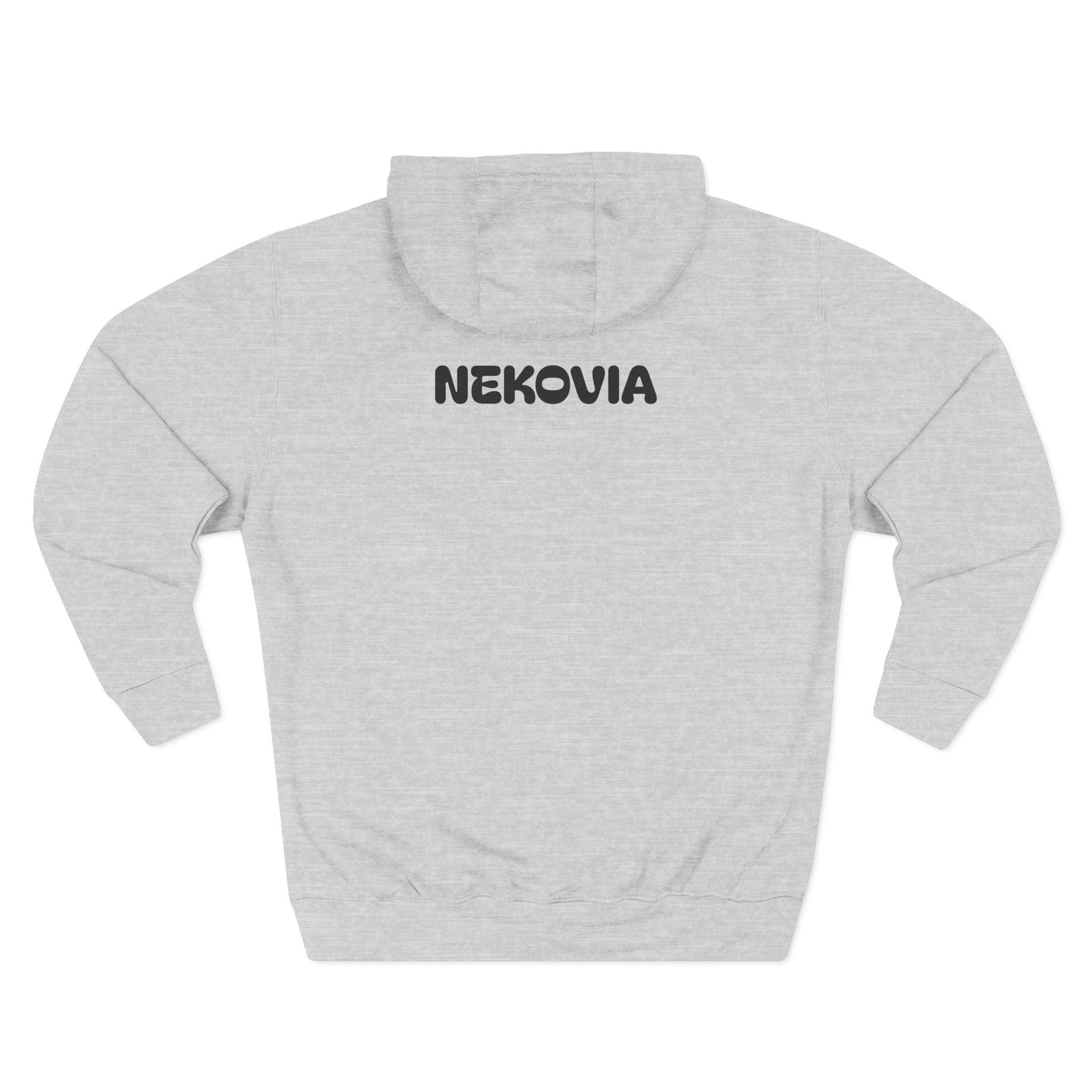 Three-Panel Fleece Hoodie