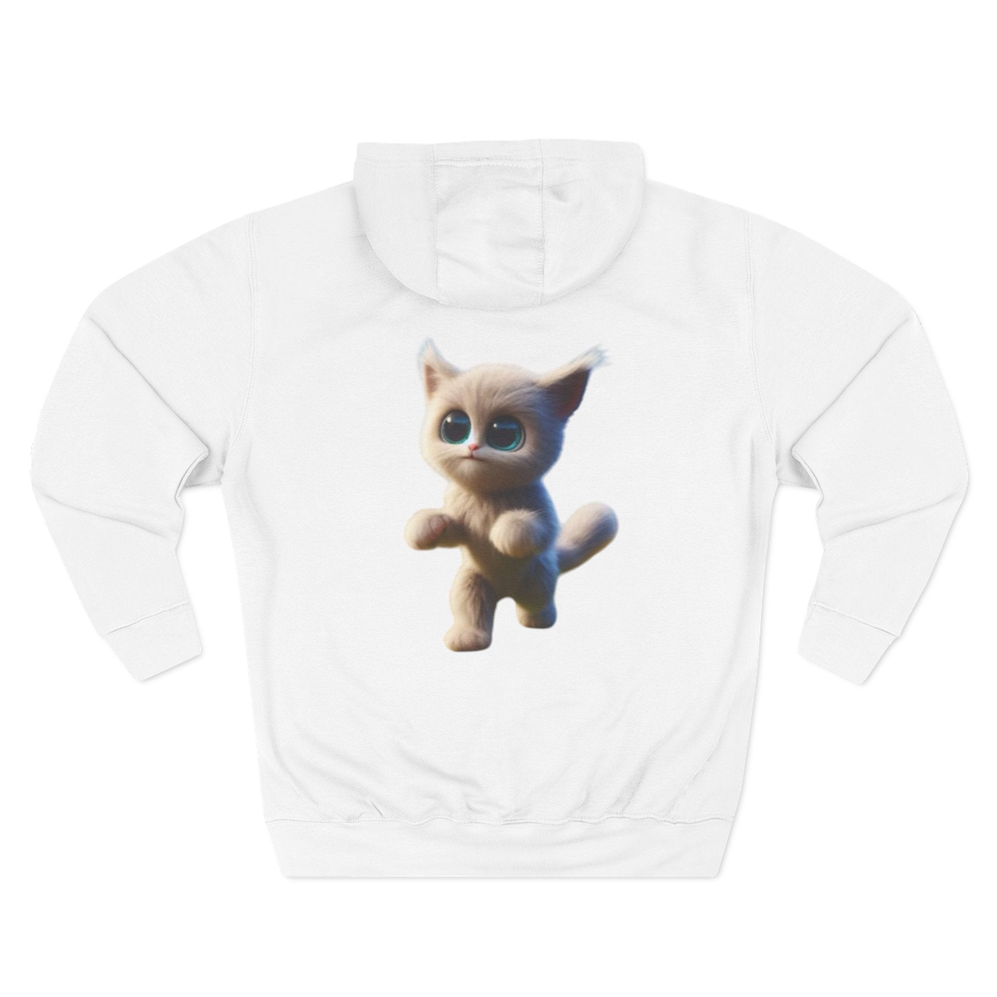 Three-Panel Fleece Hoodie