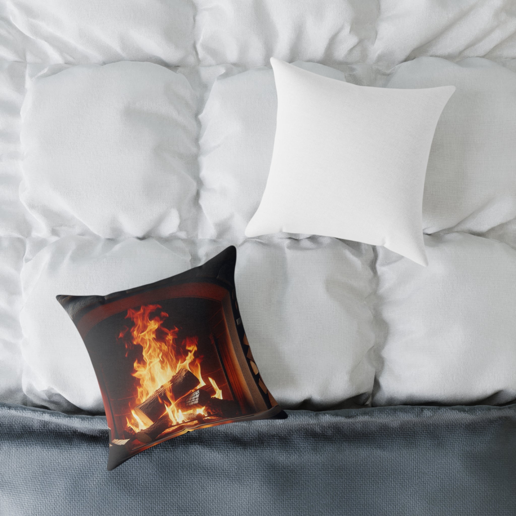 Square Poly Canvas Pillow