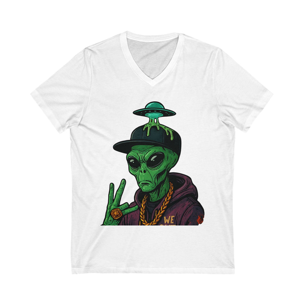 Unisex Jersey Short Sleeve V-Neck Tee