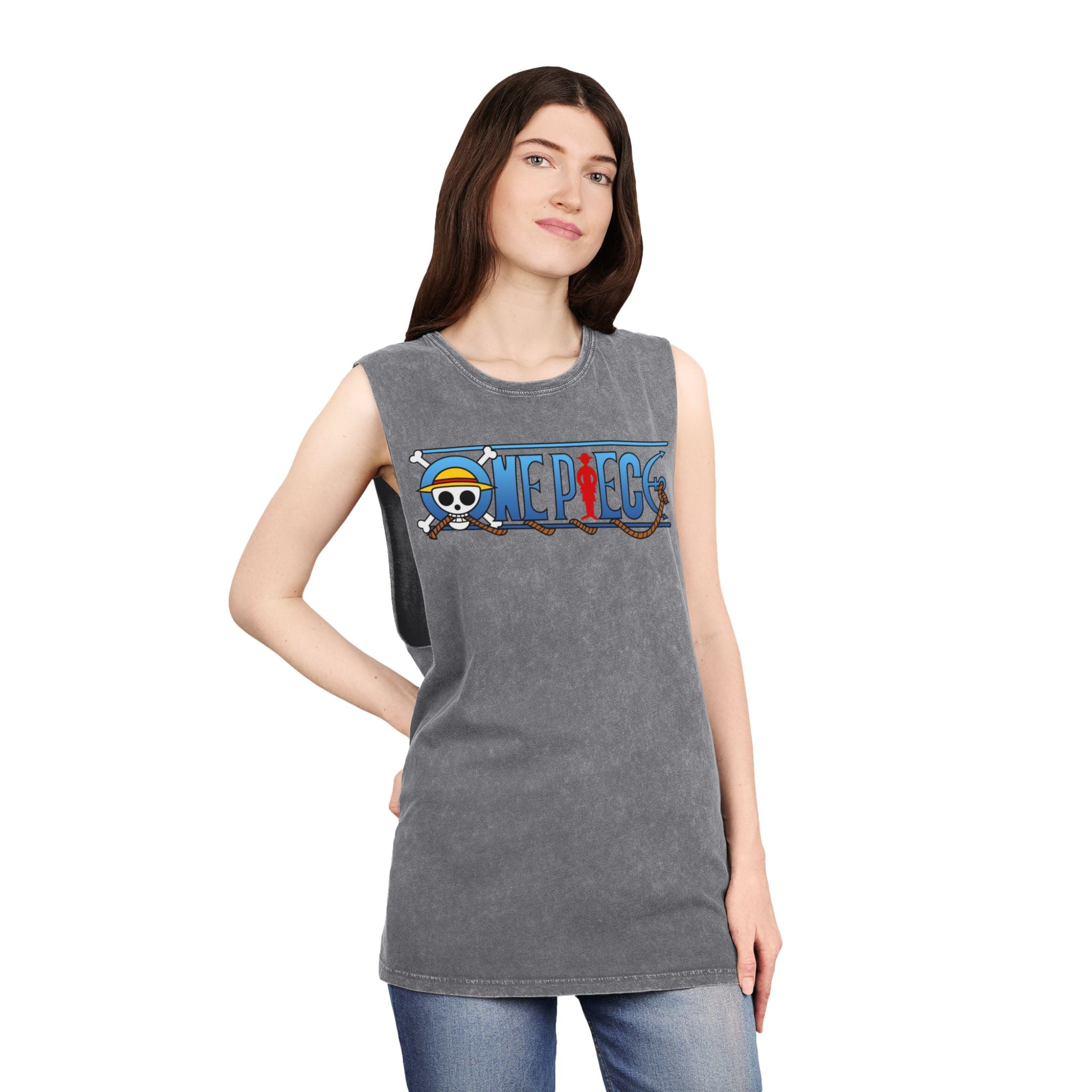 Unisex Stonewash Tank Top