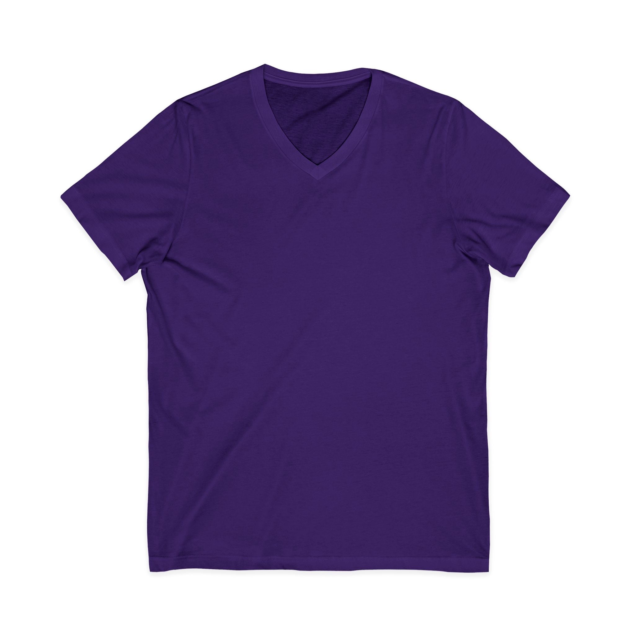 Unisex Jersey Short Sleeve V-Neck Tee