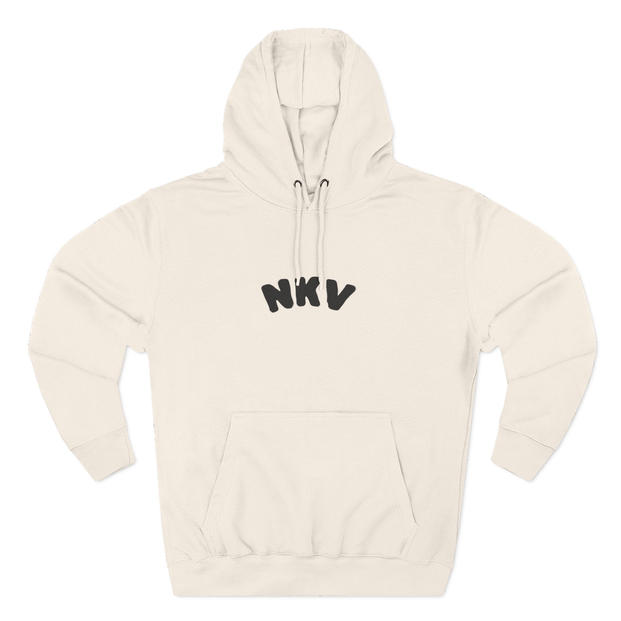 Three-Panel Fleece Hoodie