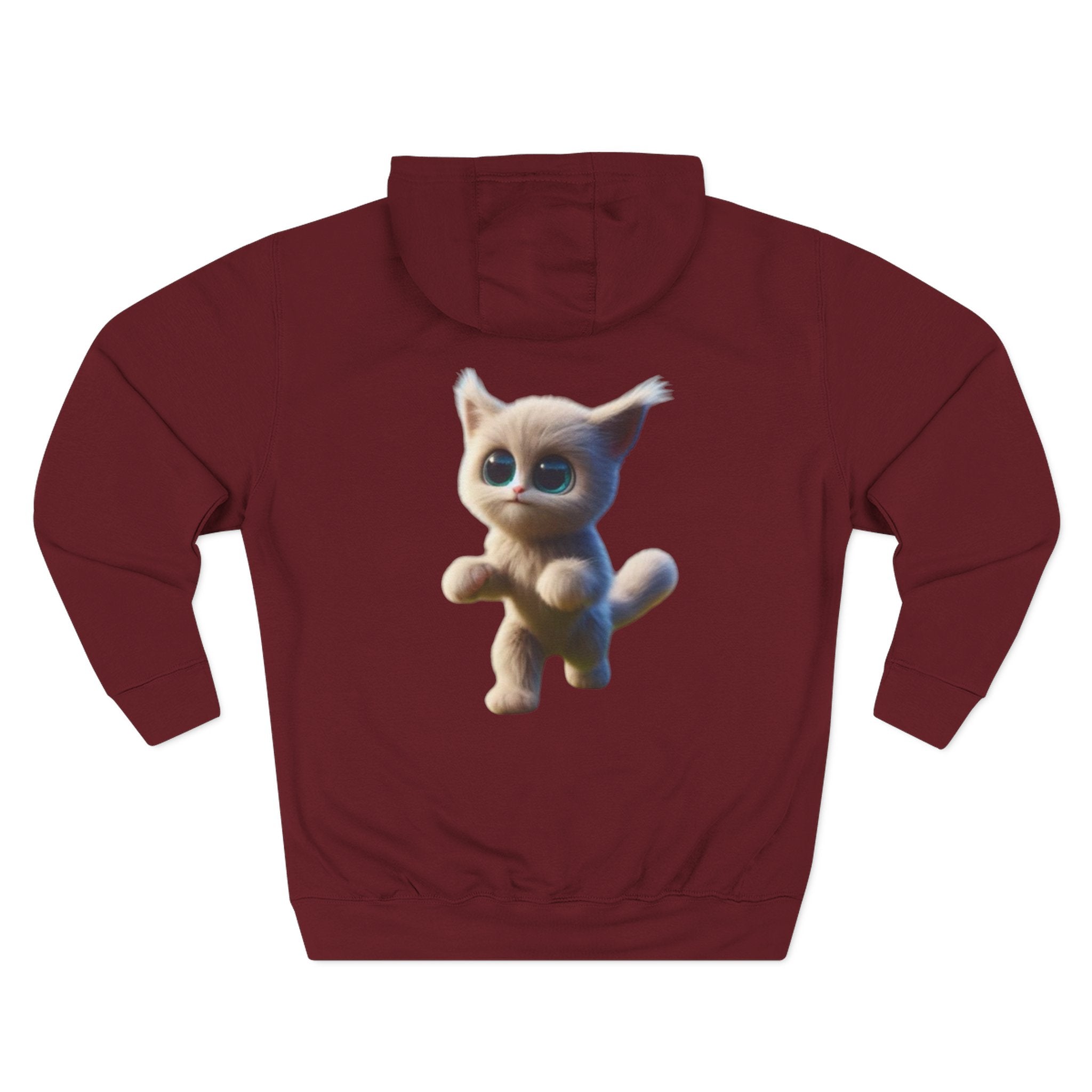 Three-Panel Fleece Hoodie