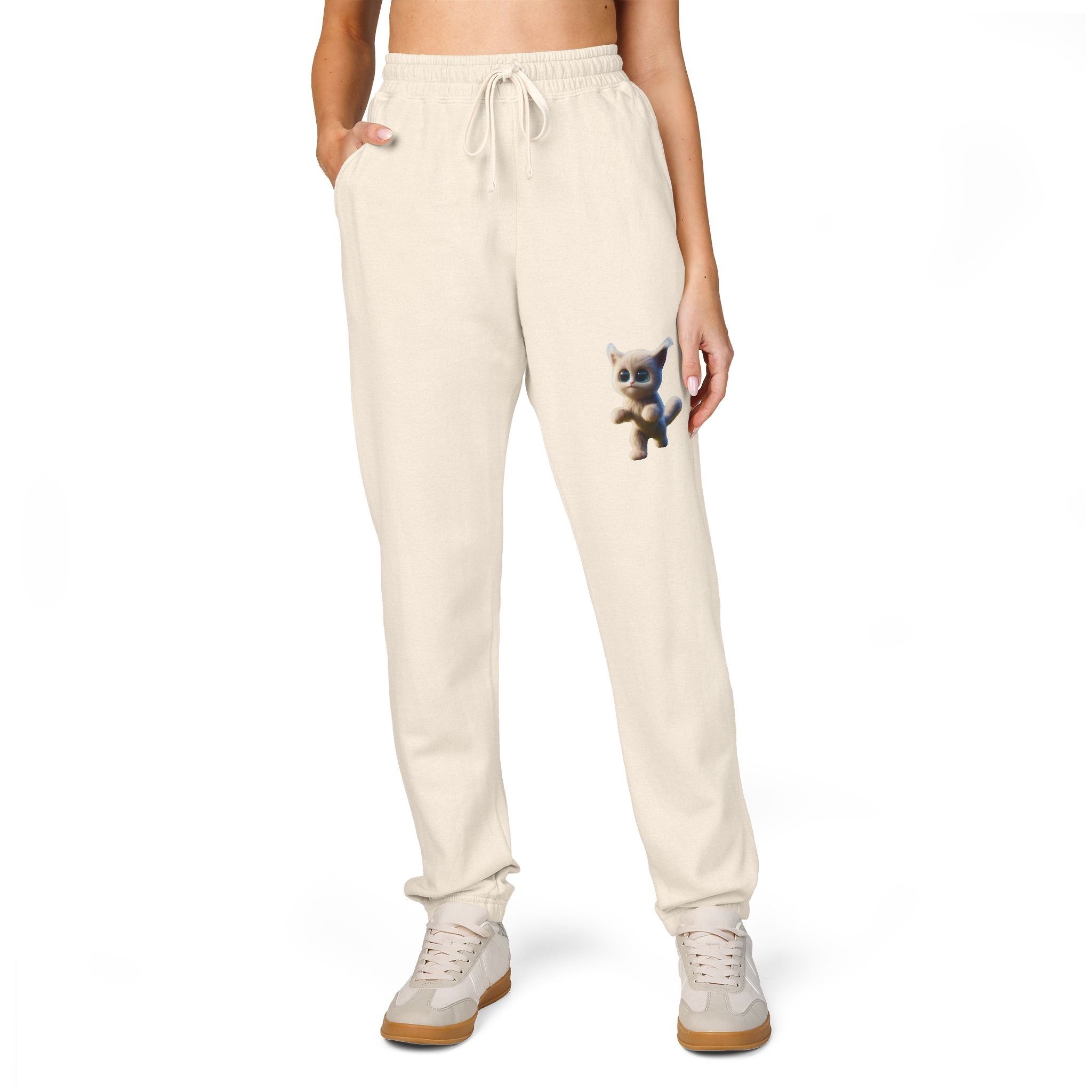 Unisex Garment-Dyed Fleece Sweatpants