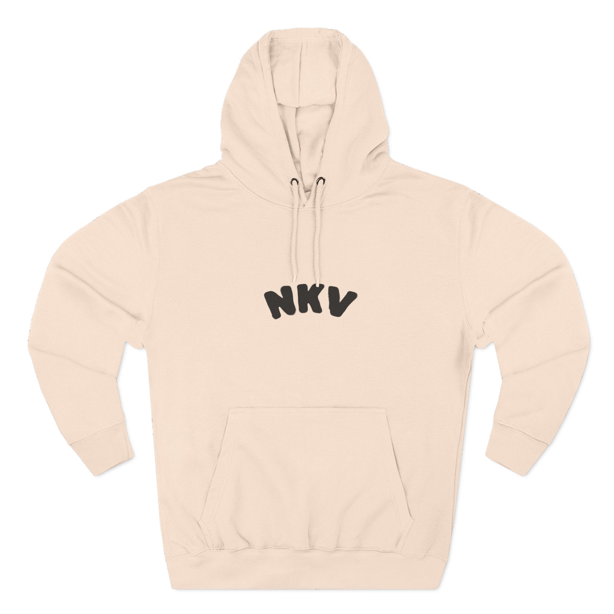 Three-Panel Fleece Hoodie