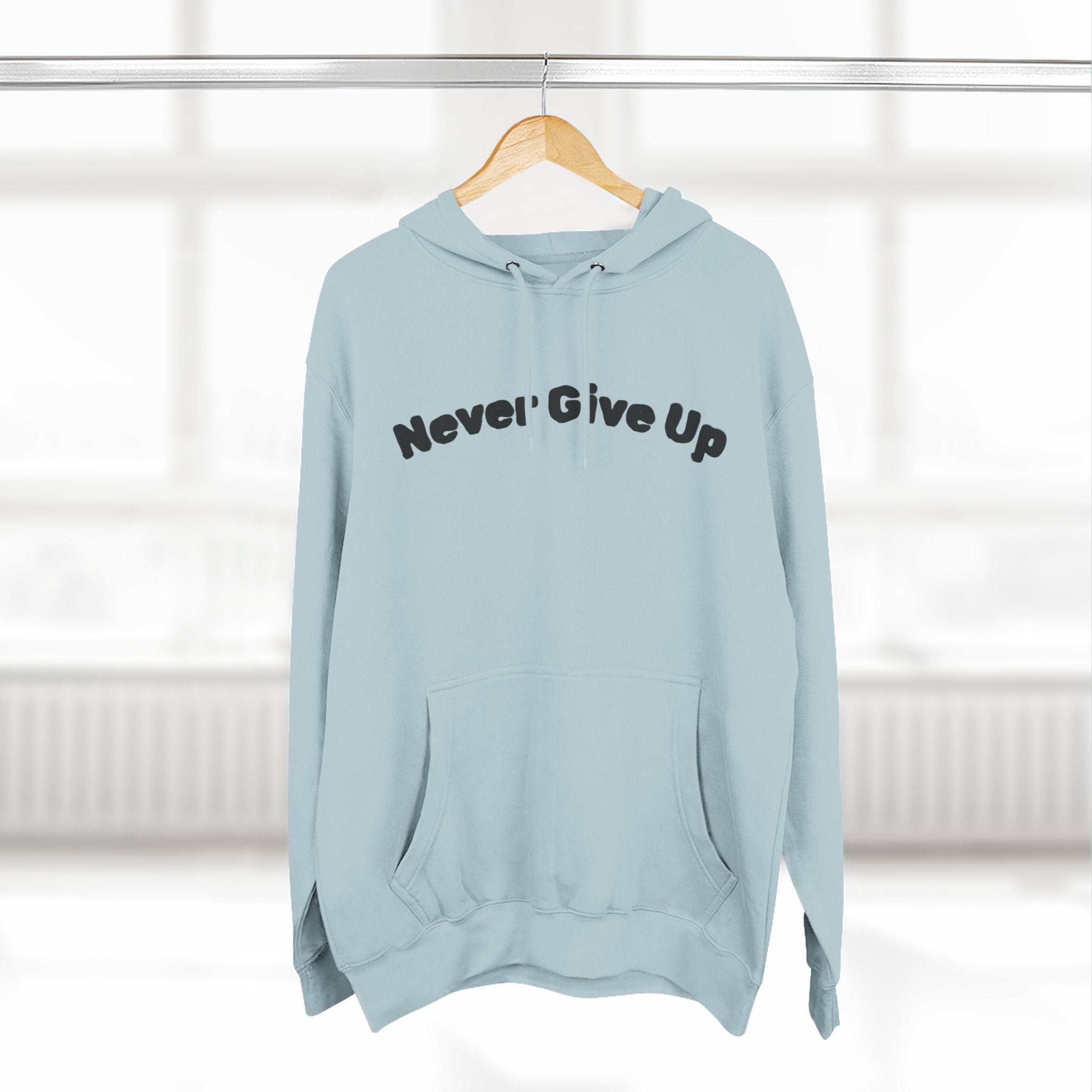 Three-Panel Fleece Hoodie