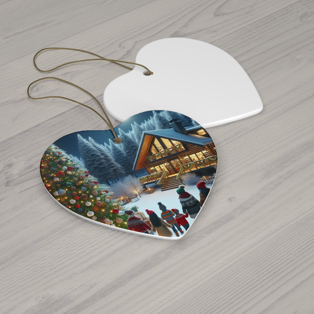 Ceramic Ornament, 4 Shapes
