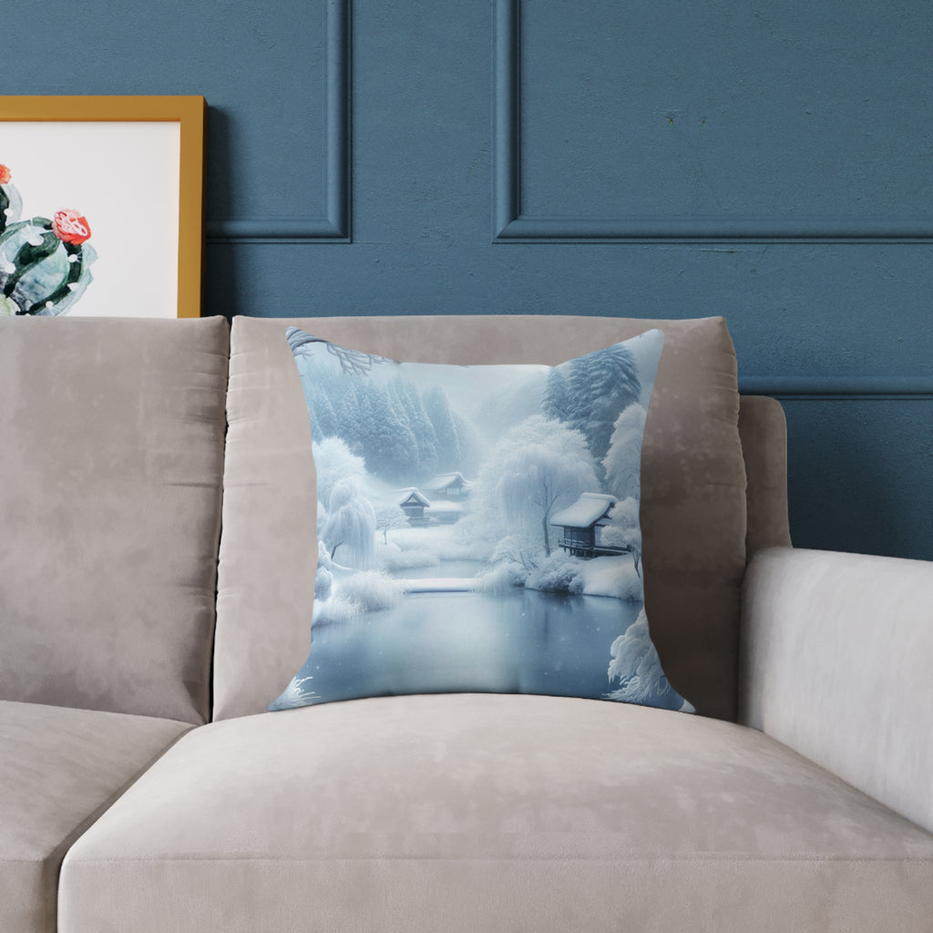 Square Poly Canvas Pillow
