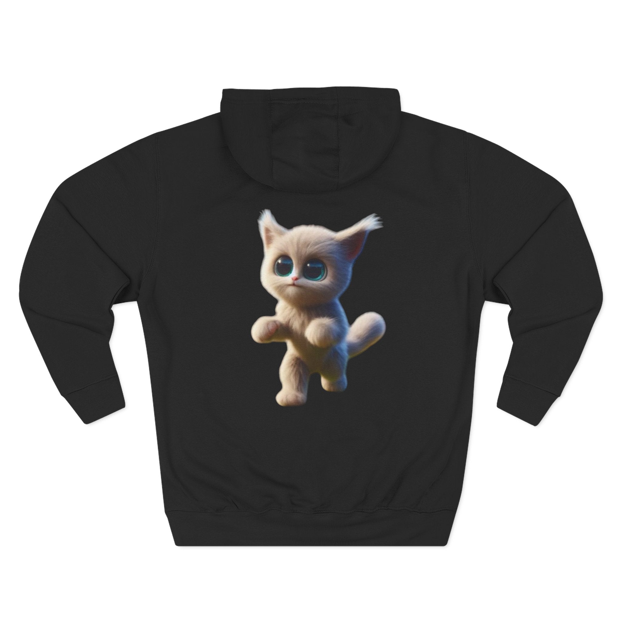 Three-Panel Fleece Hoodie