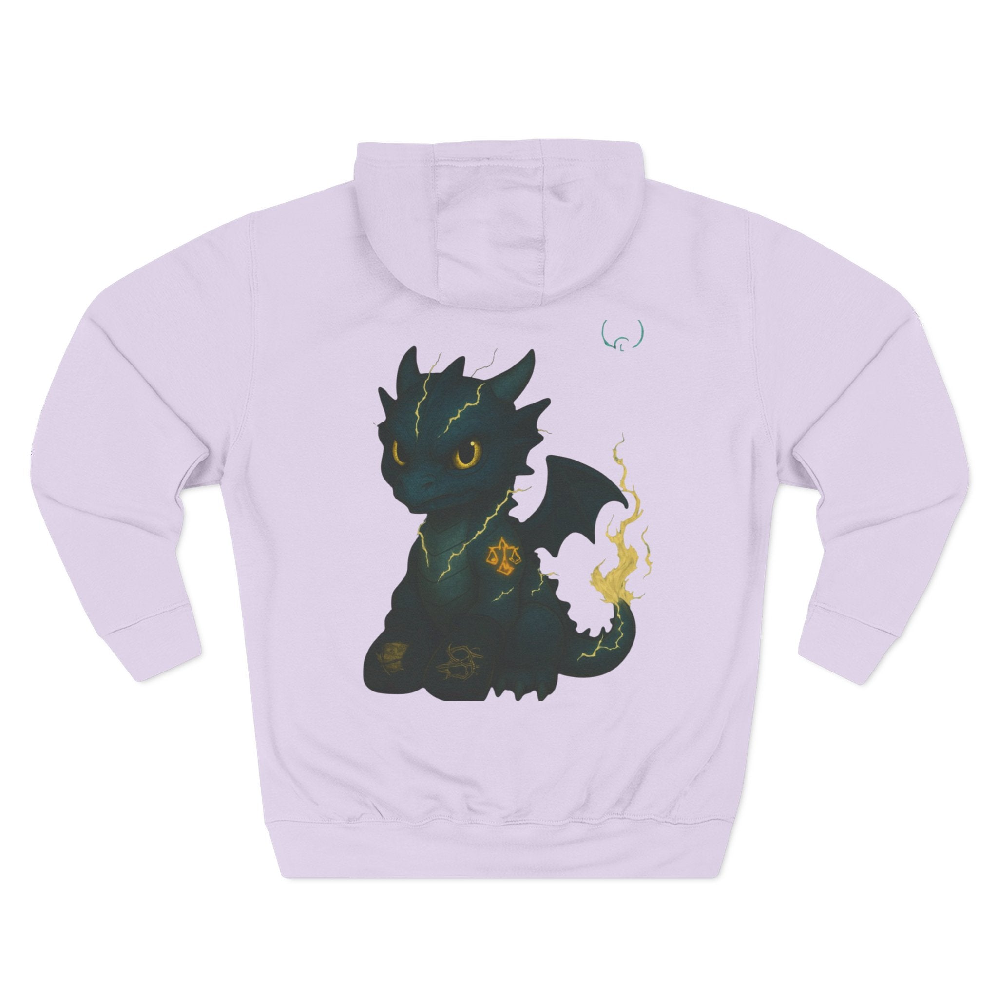 Three-Panel Fleece Hoodie