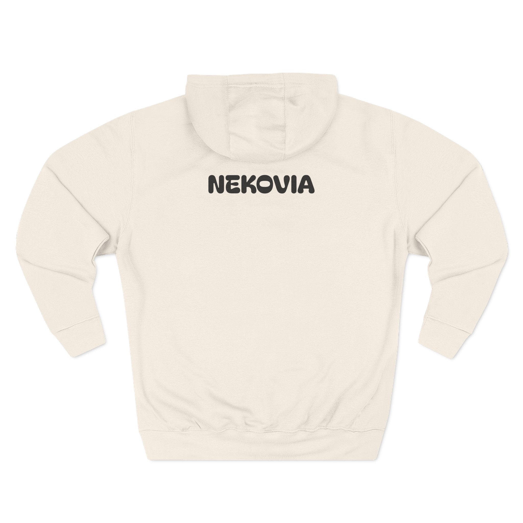 Three-Panel Fleece Hoodie
