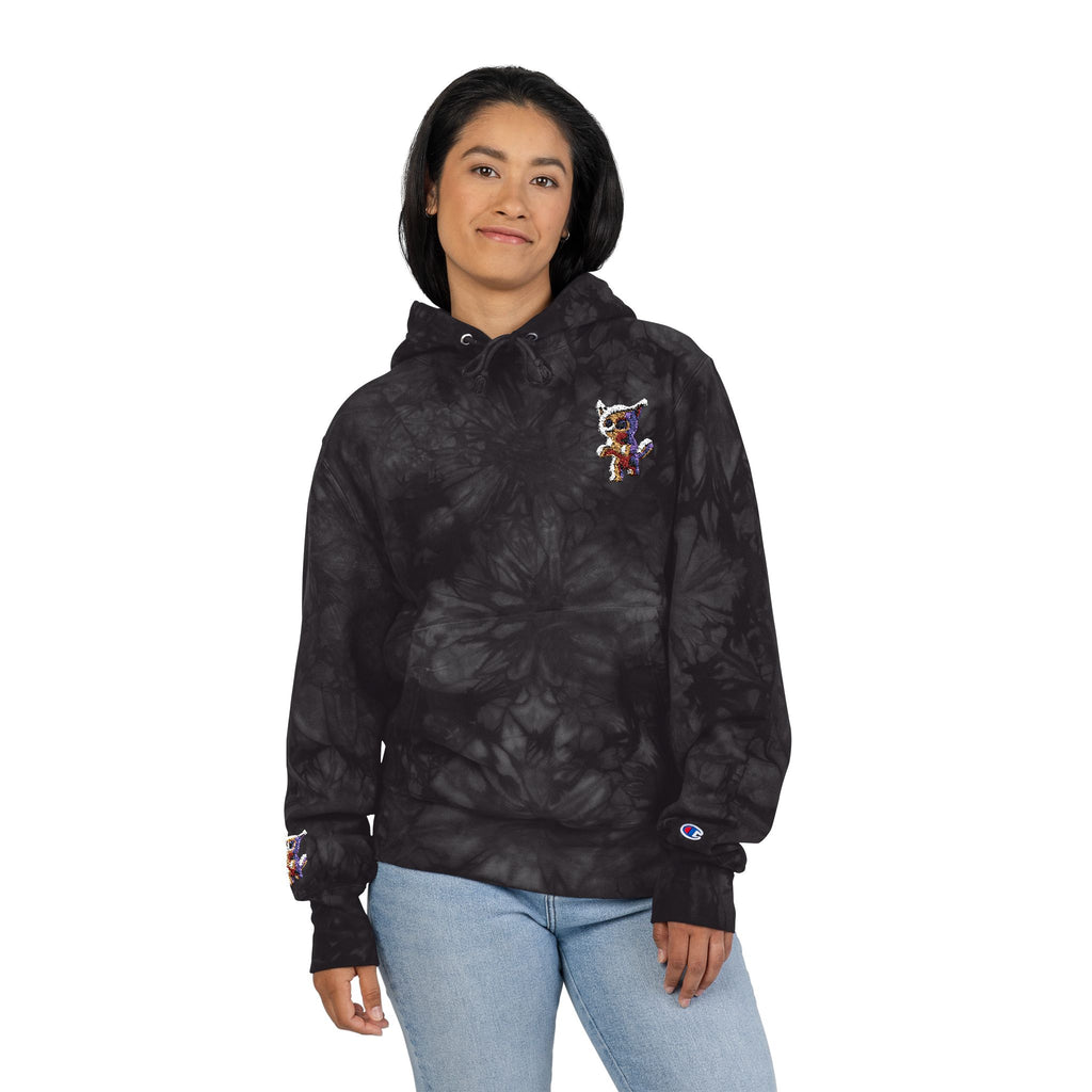Unisex Champion Tie-Dye Hoodie (Embroidery)