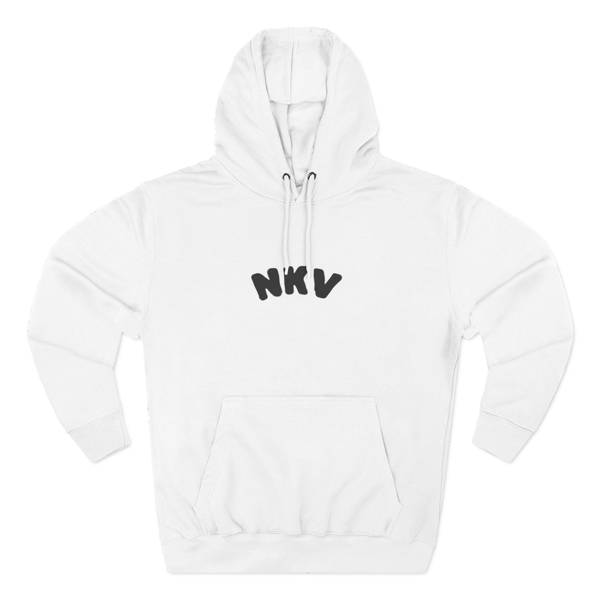 Three-Panel Fleece Hoodie
