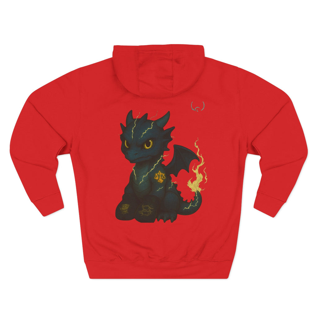 Three-Panel Fleece Hoodie