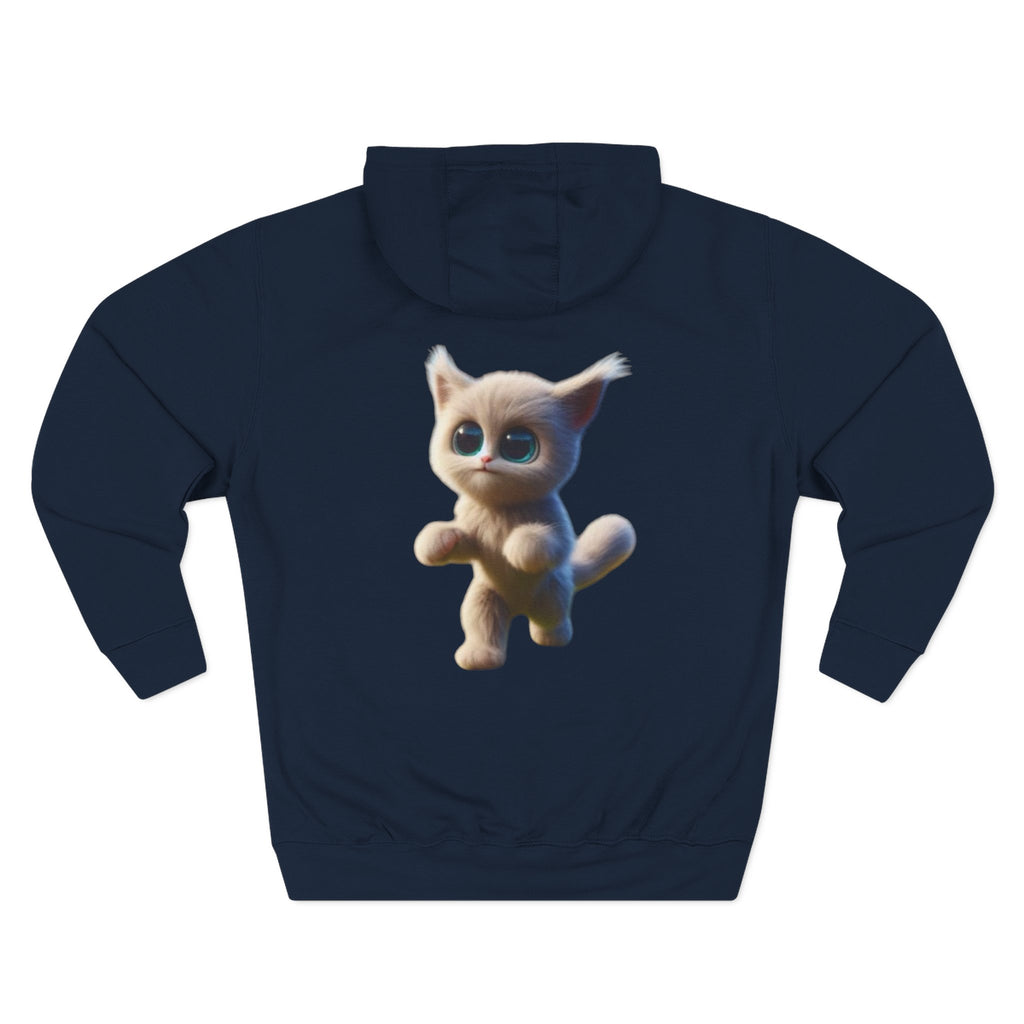 Three-Panel Fleece Hoodie