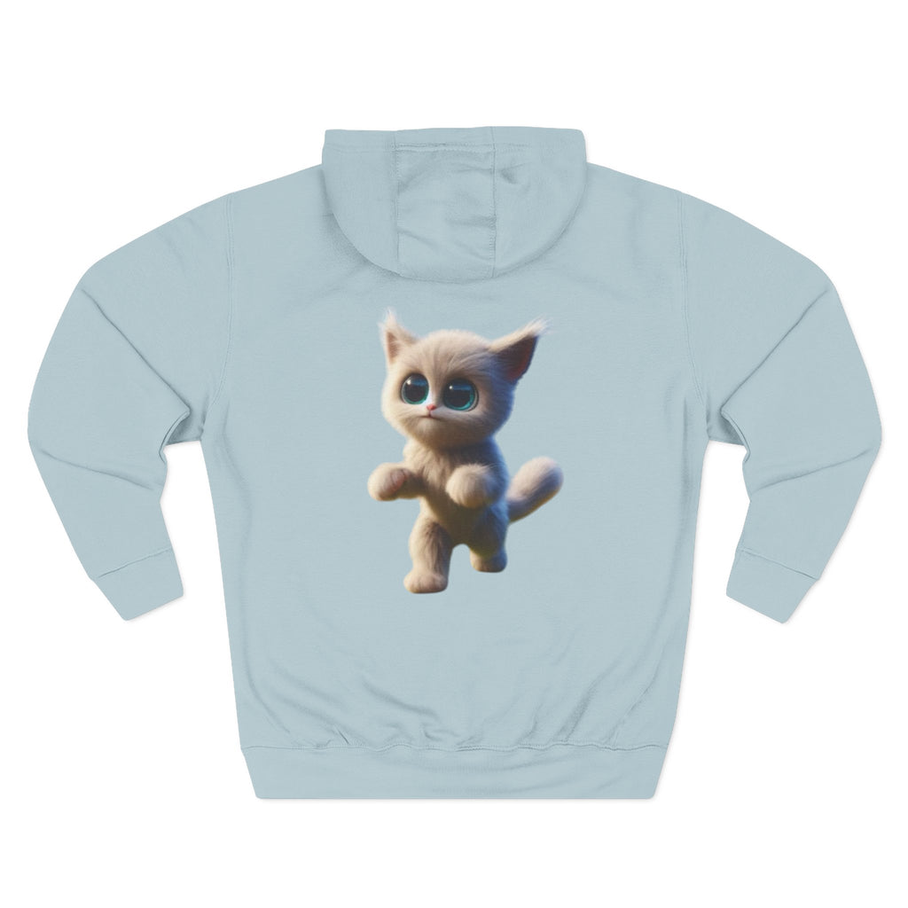 Three-Panel Fleece Hoodie