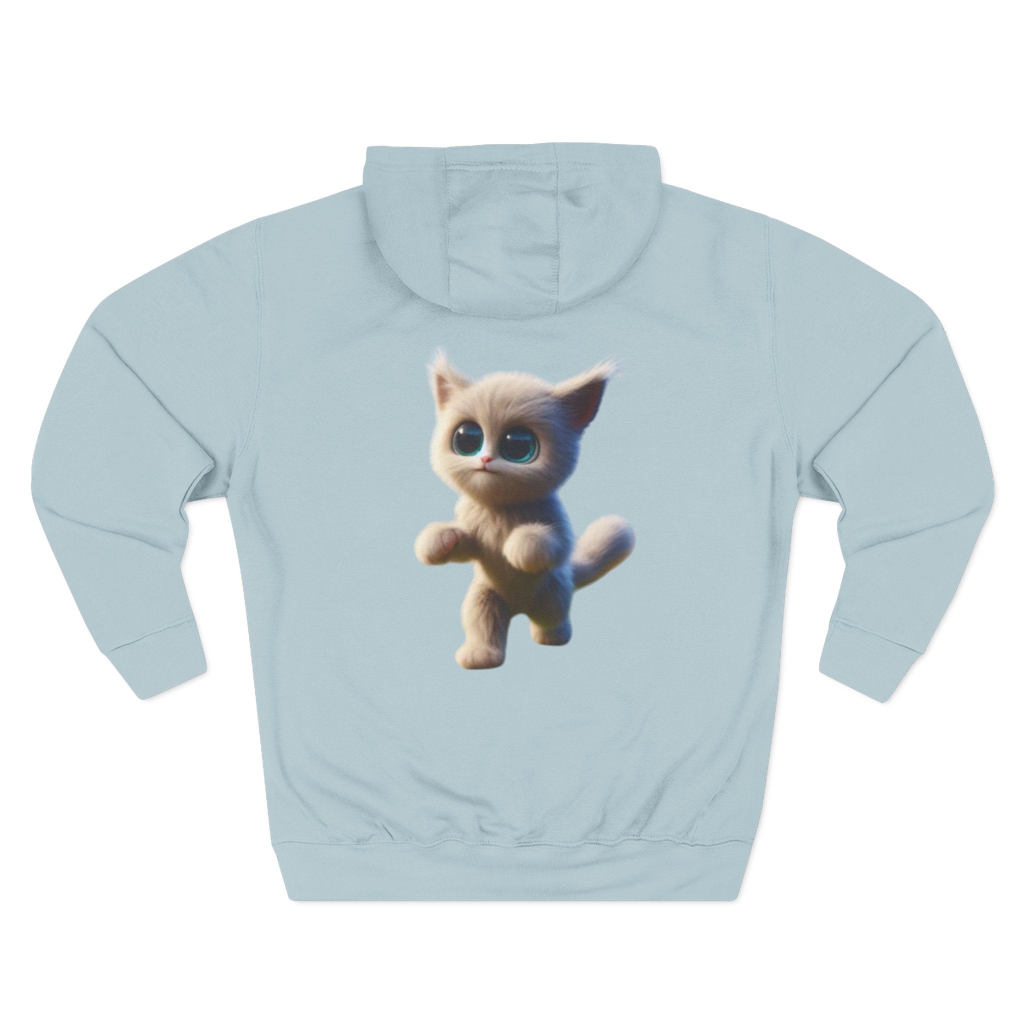 Three-Panel Fleece Hoodie