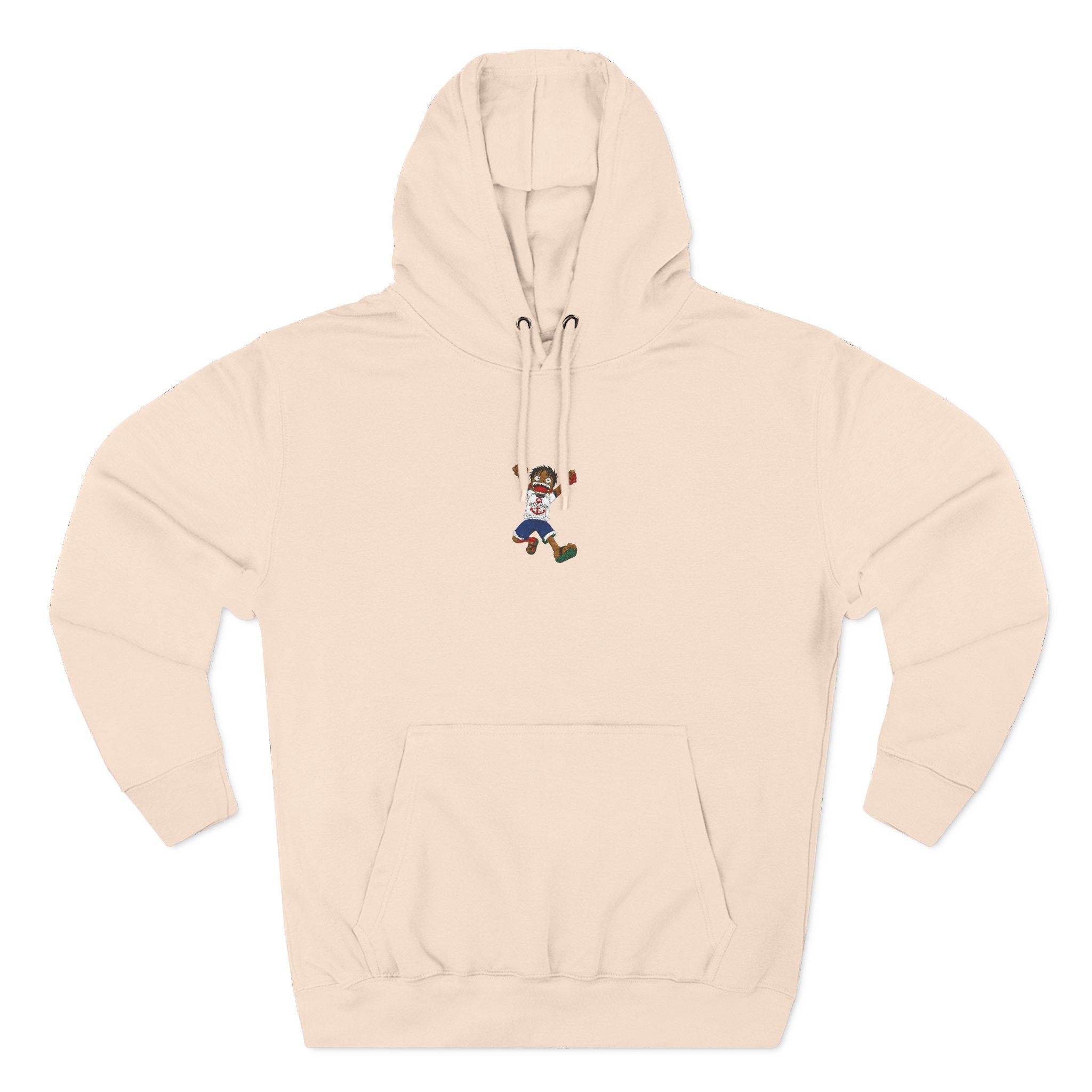 Three-Panel Fleece Hoodie