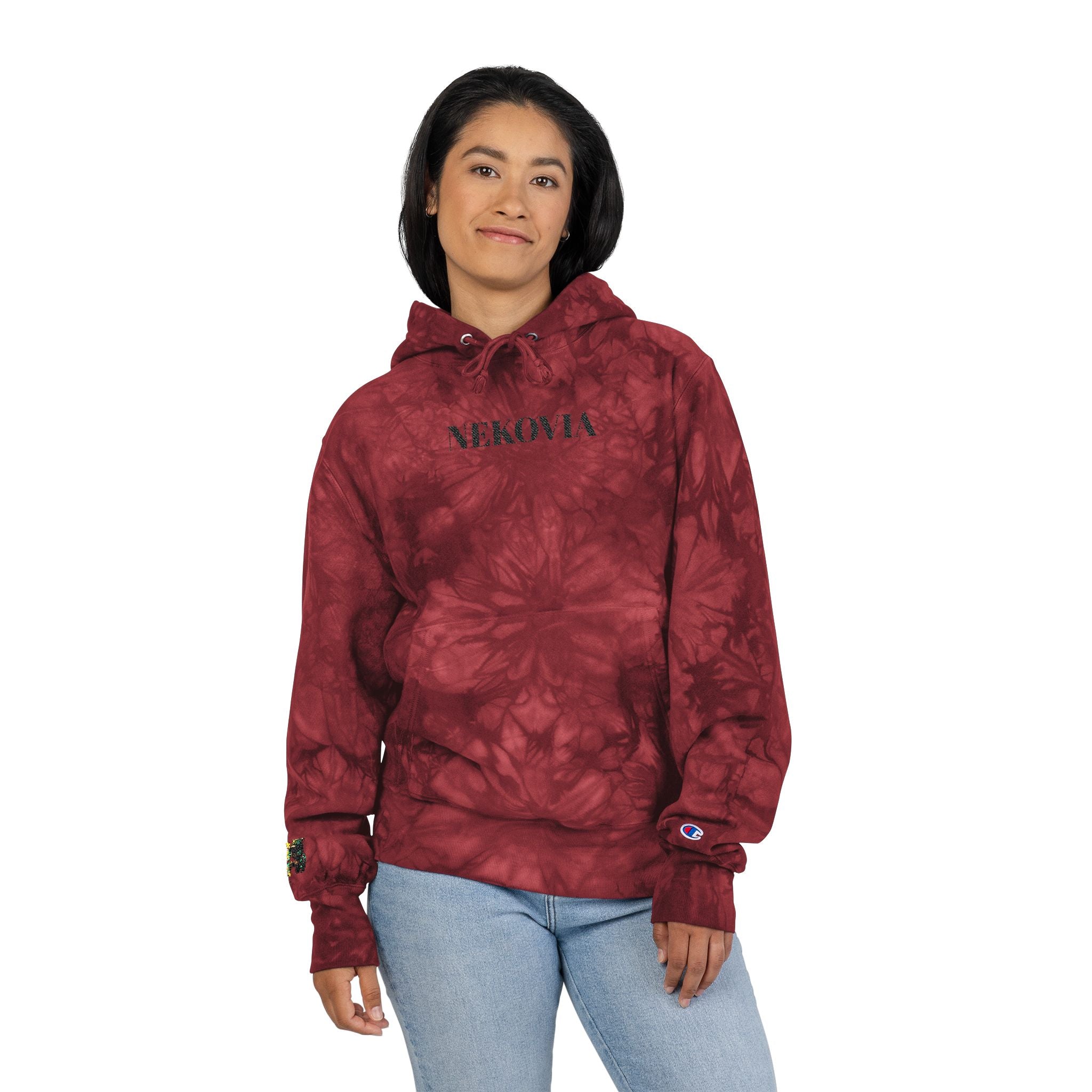 Copy of Unisex Champion Tie-Dye Hoodie (Embroidery)