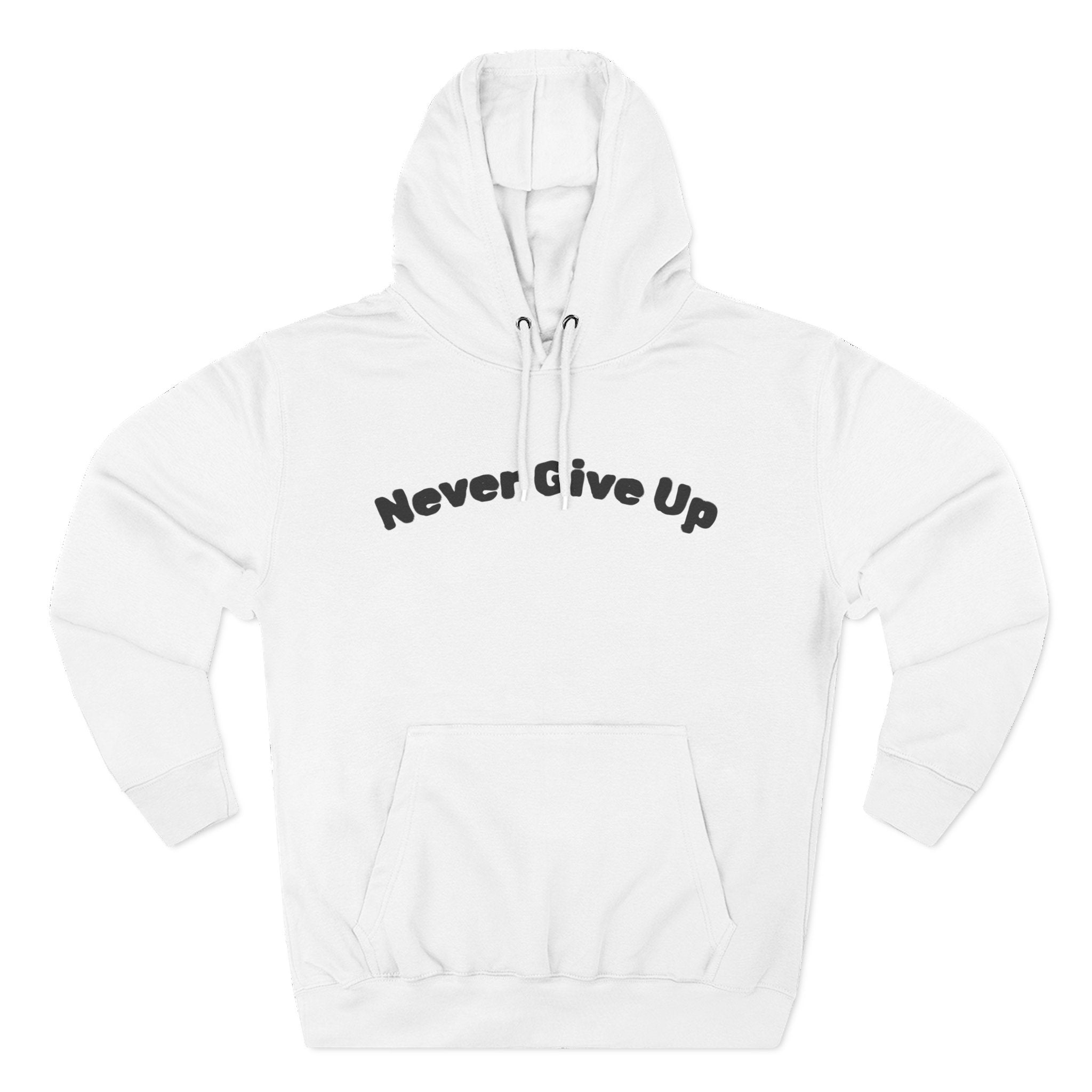 Three-Panel Fleece Hoodie