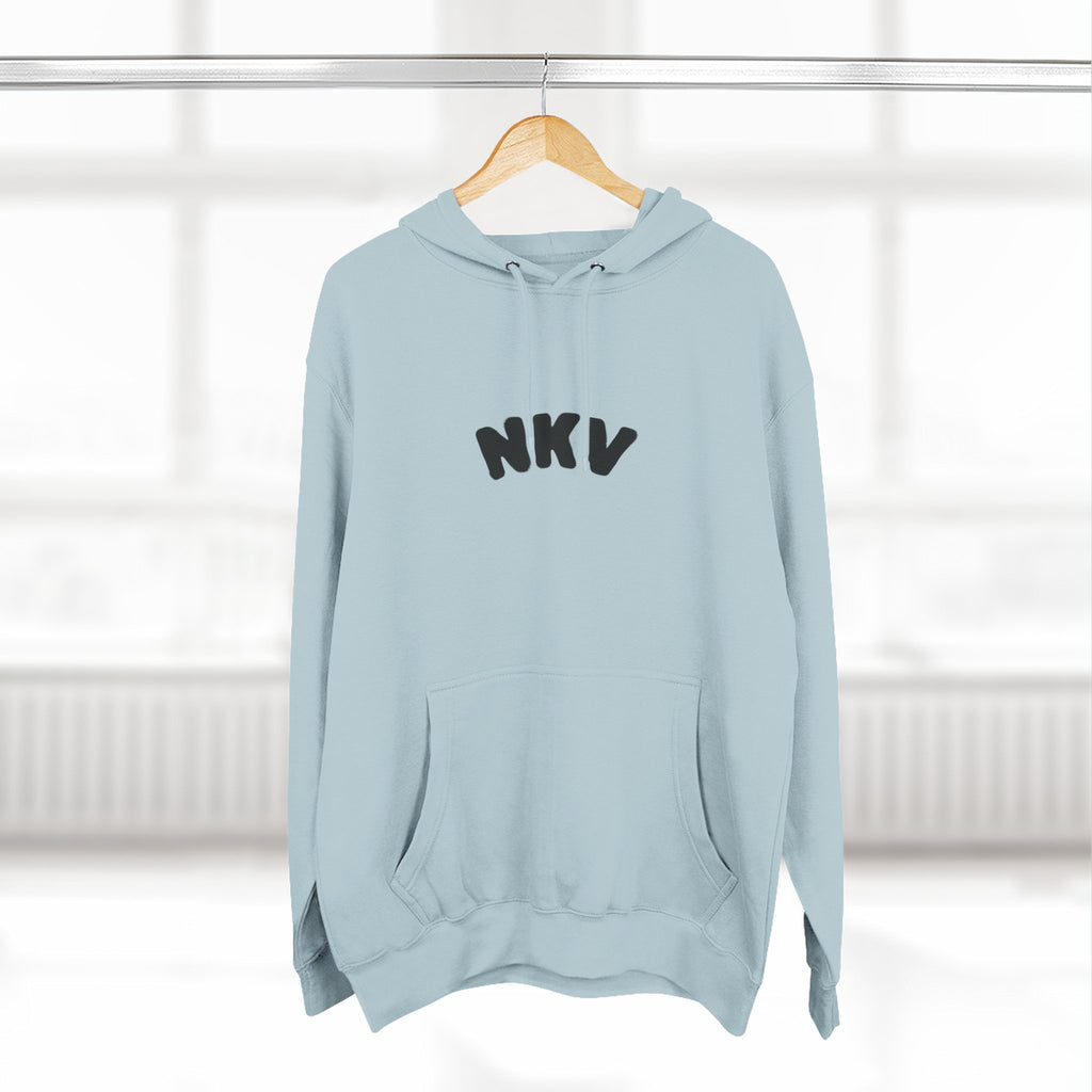 Three-Panel Fleece Hoodie
