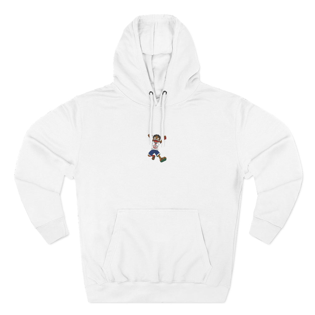 Three-Panel Fleece Hoodie