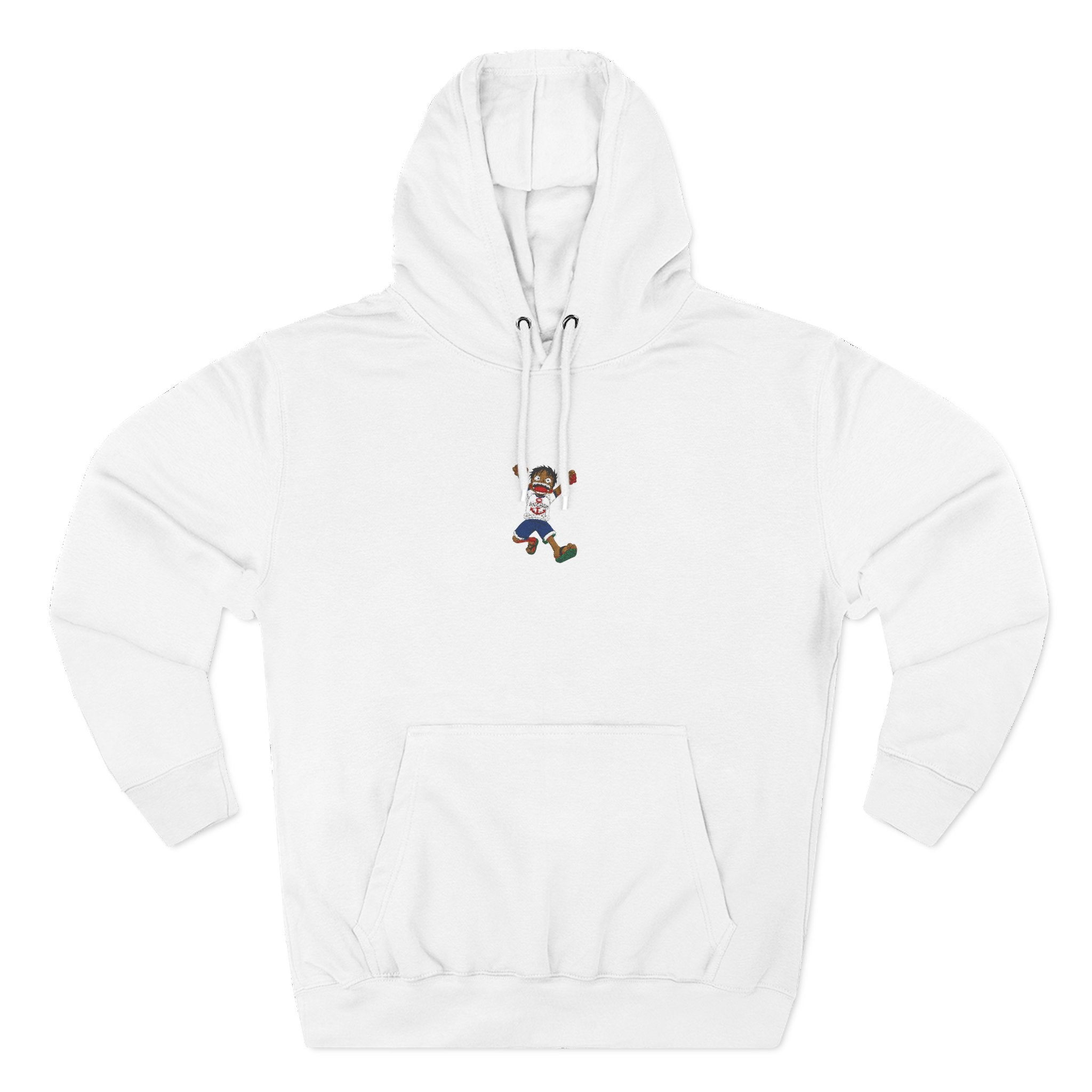Three-Panel Fleece Hoodie