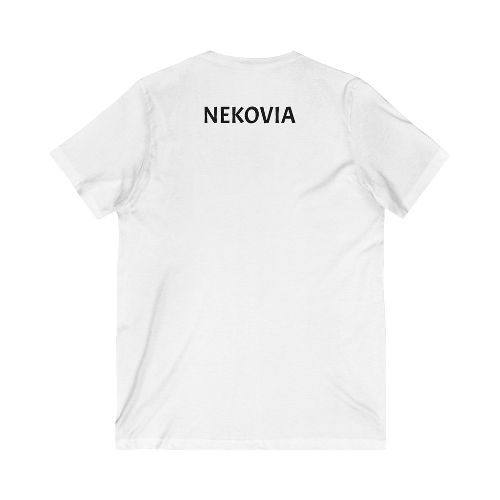 Unisex Jersey Short Sleeve V-Neck Tee