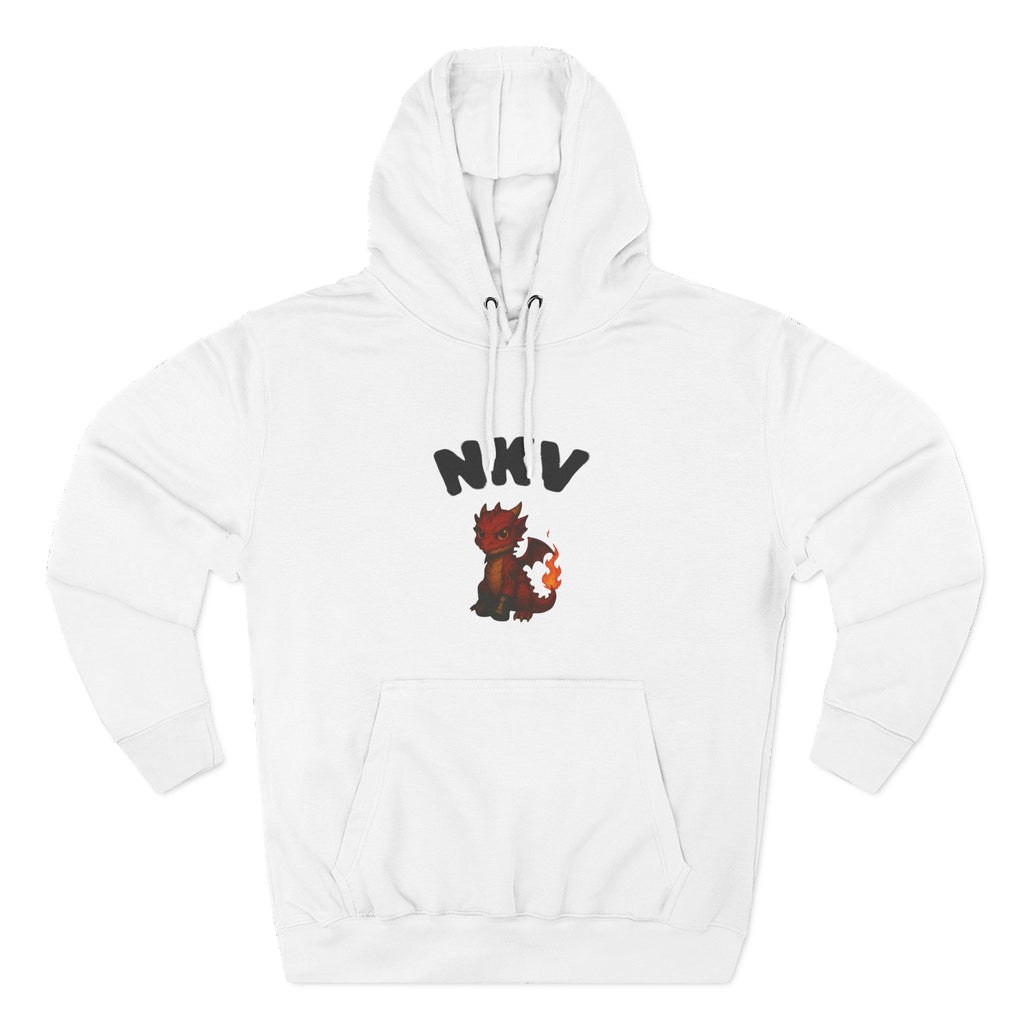 Three-Panel Fleece Hoodie