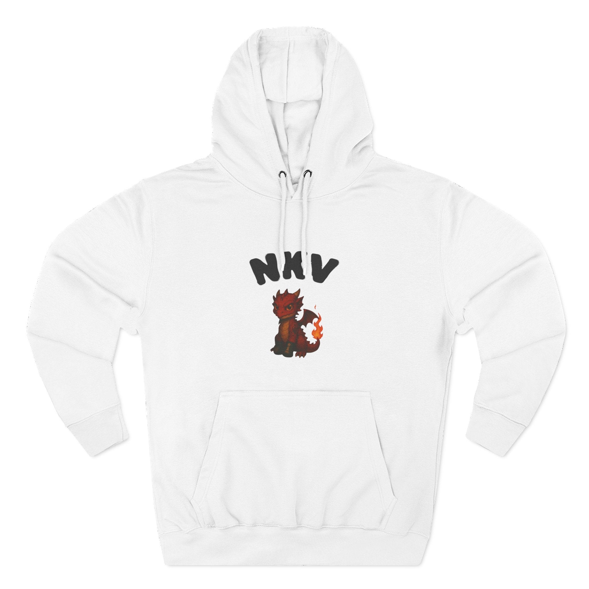 Three-Panel Fleece Hoodie