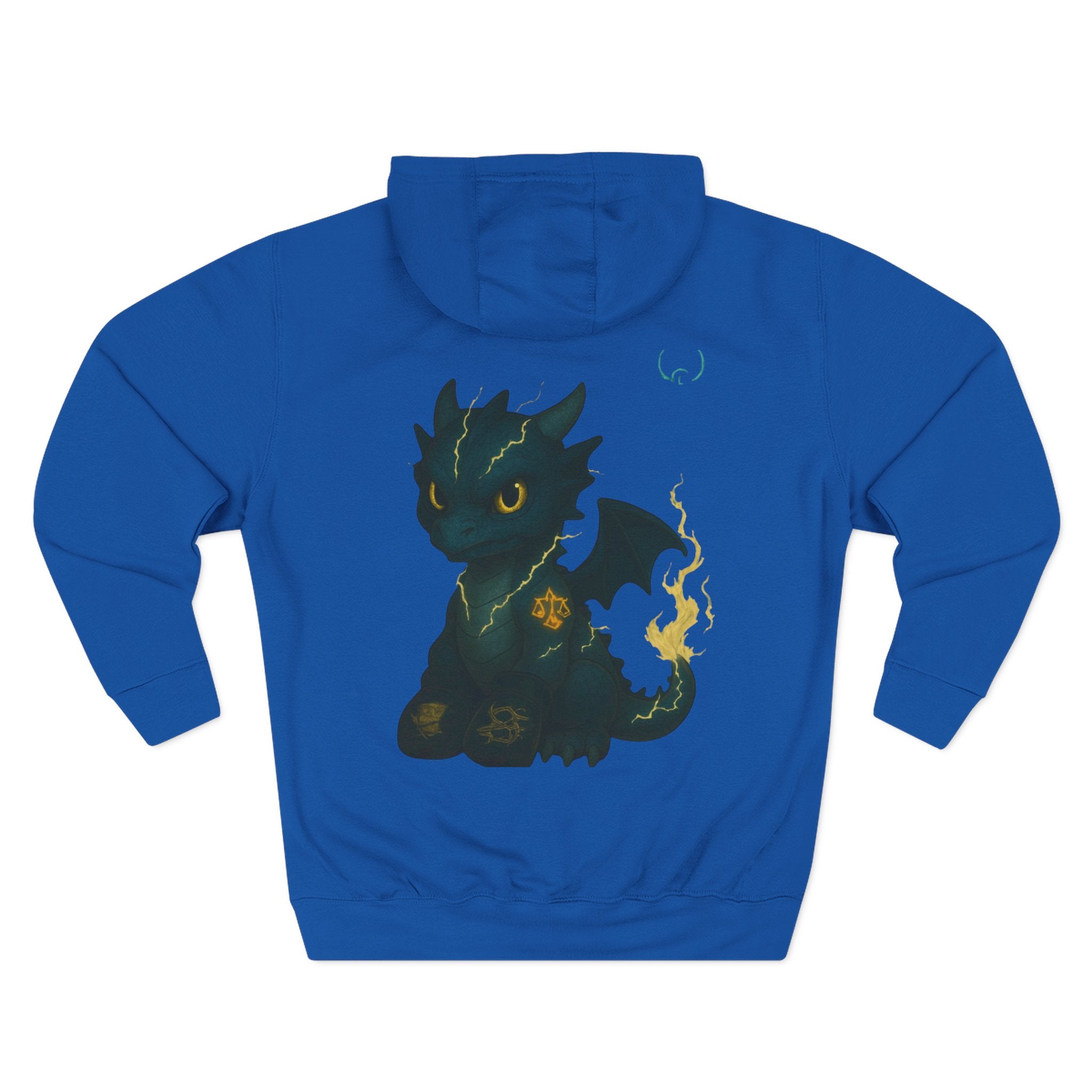 Three-Panel Fleece Hoodie